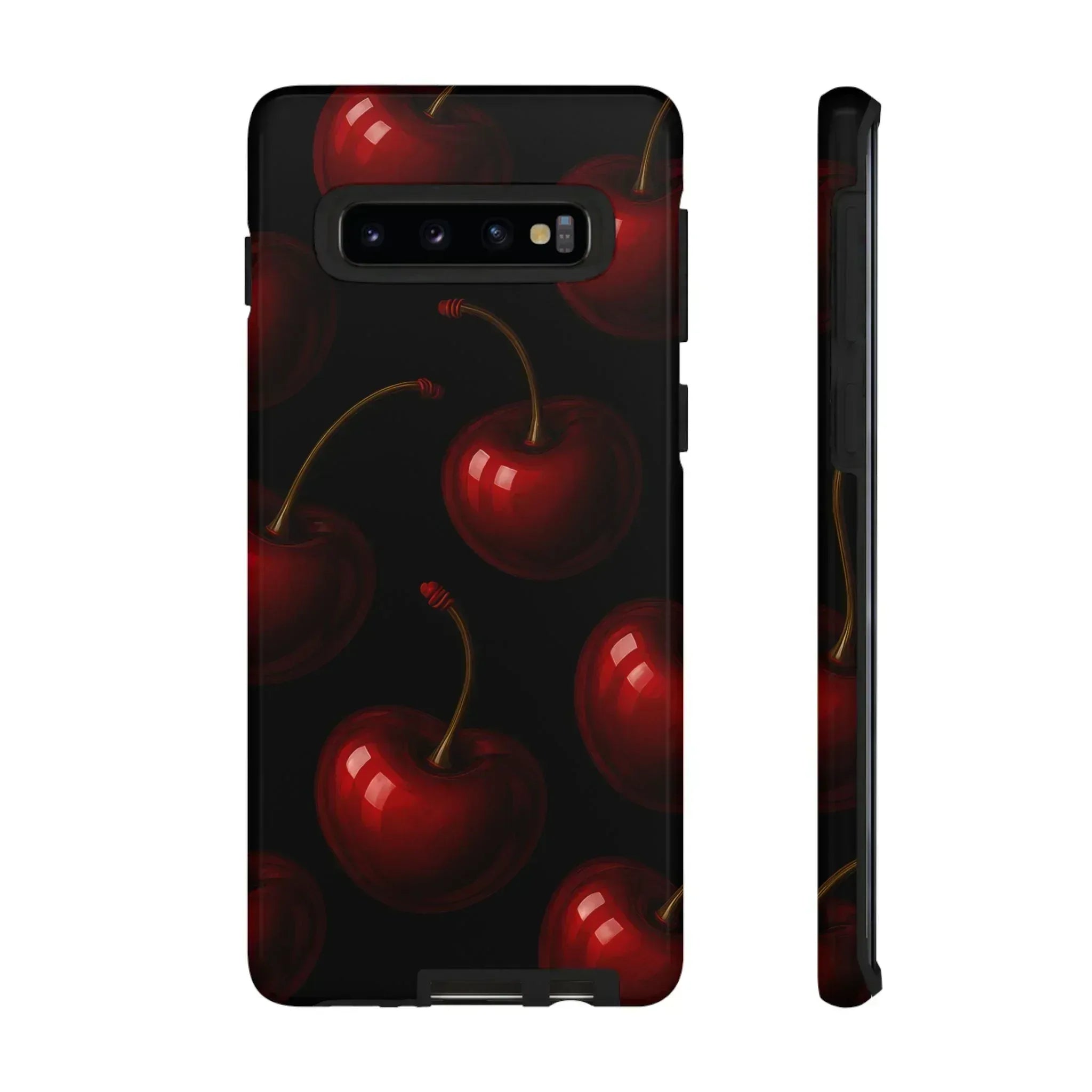 Cherry Phone Case for iPhone X-16 and Galaxy S20-S25 - KARARMDESIGN
