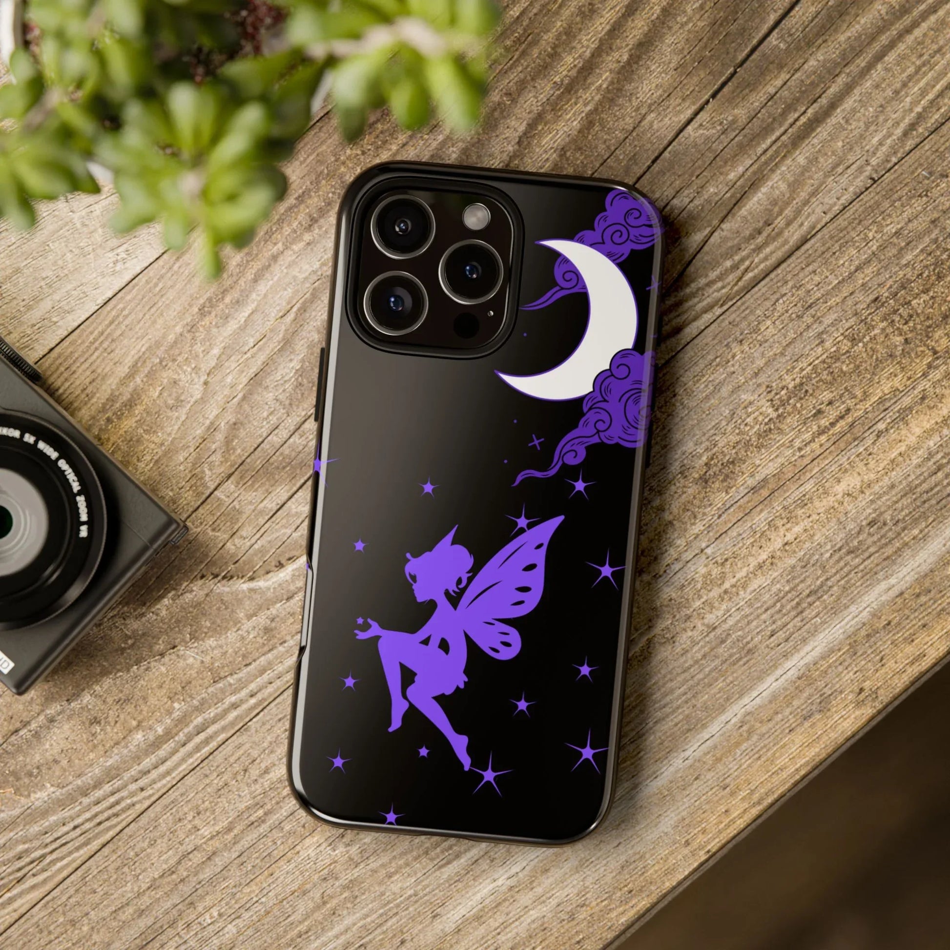 Moonlit Fairy Phone Case for iPhone 8-16 and Galaxy S10-S23 - KARARMDESIGN