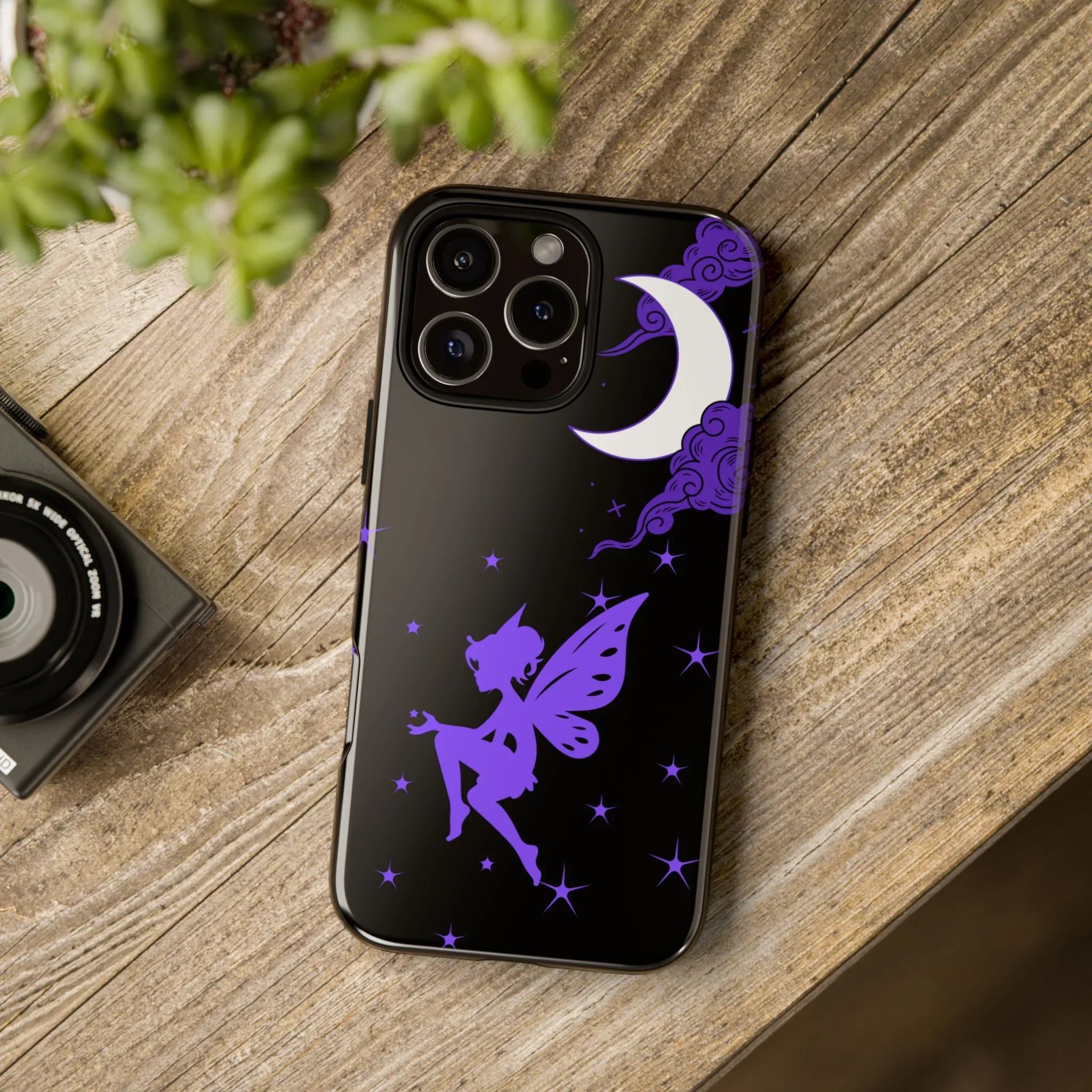 Moonlit Fairy Phone Case for iPhone 8-16 and Galaxy S10-S23 - KARARMDESIGN