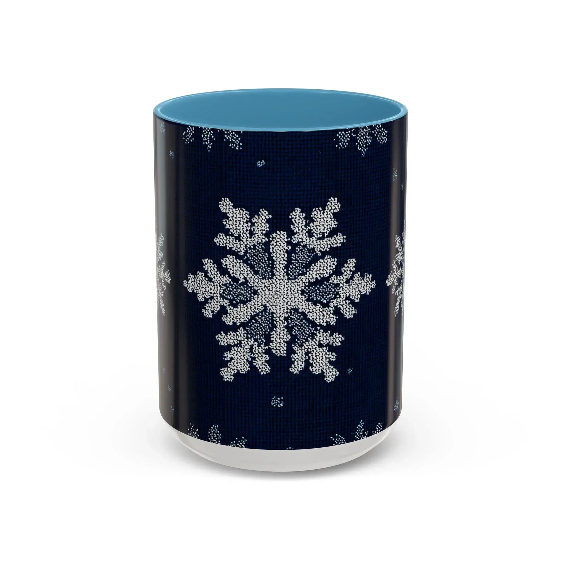 Snowflake Mug - Accent Coffee Mug (11, 15oz) - KARARMDESIGN