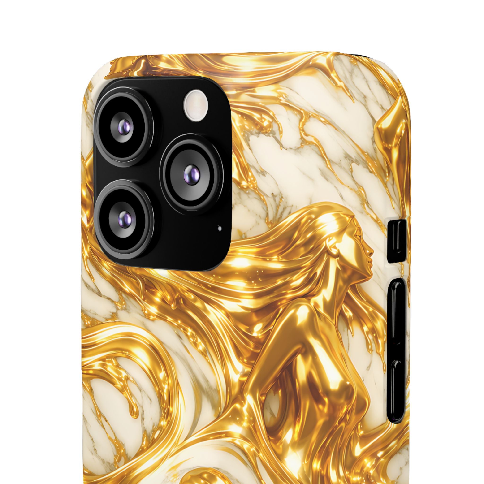 Divine Gold Woman Snap Phone Case for iPhone & Galaxy
