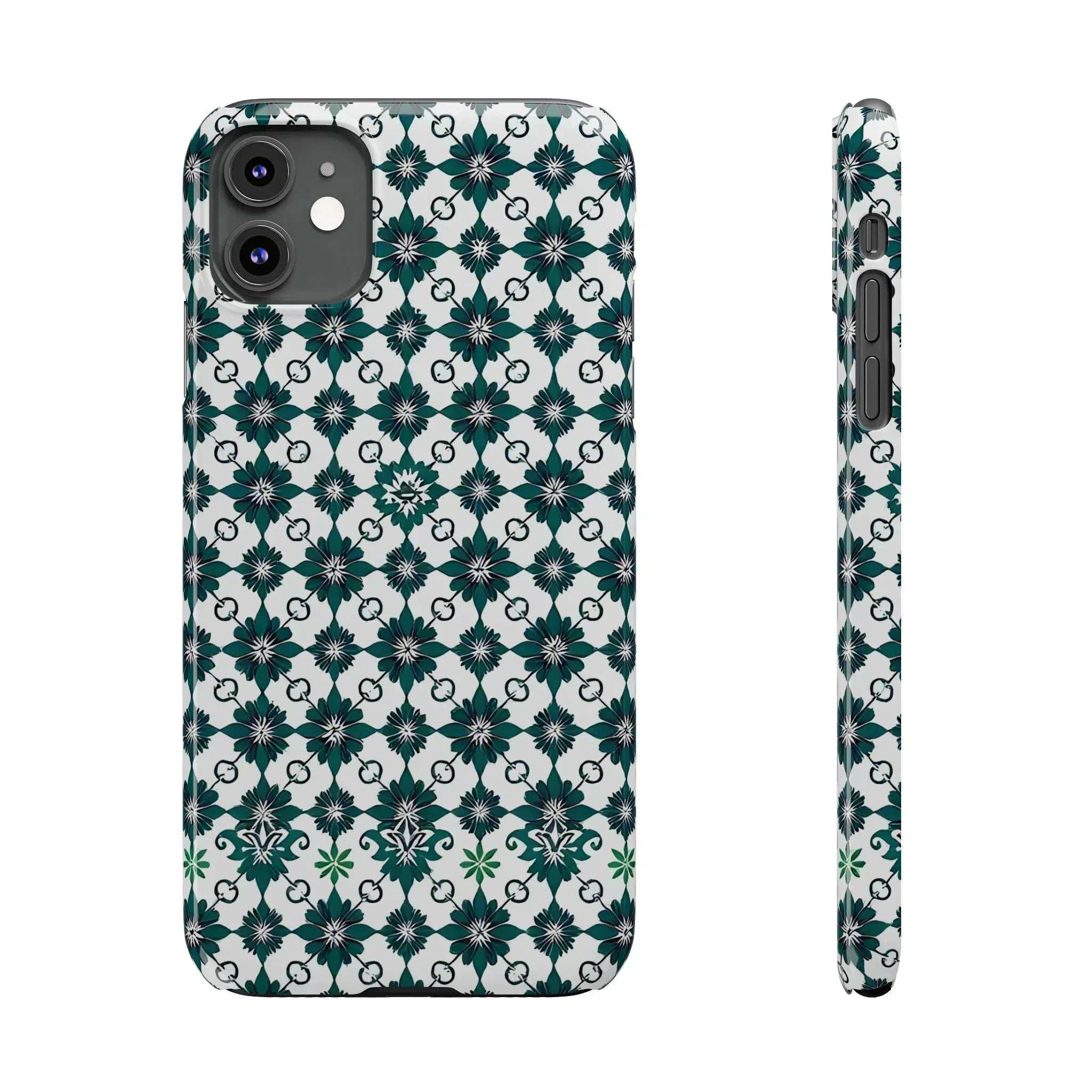 Elegant Geometric Pattern Phone Case for iPhone 11-17 - KARARMDESIGN