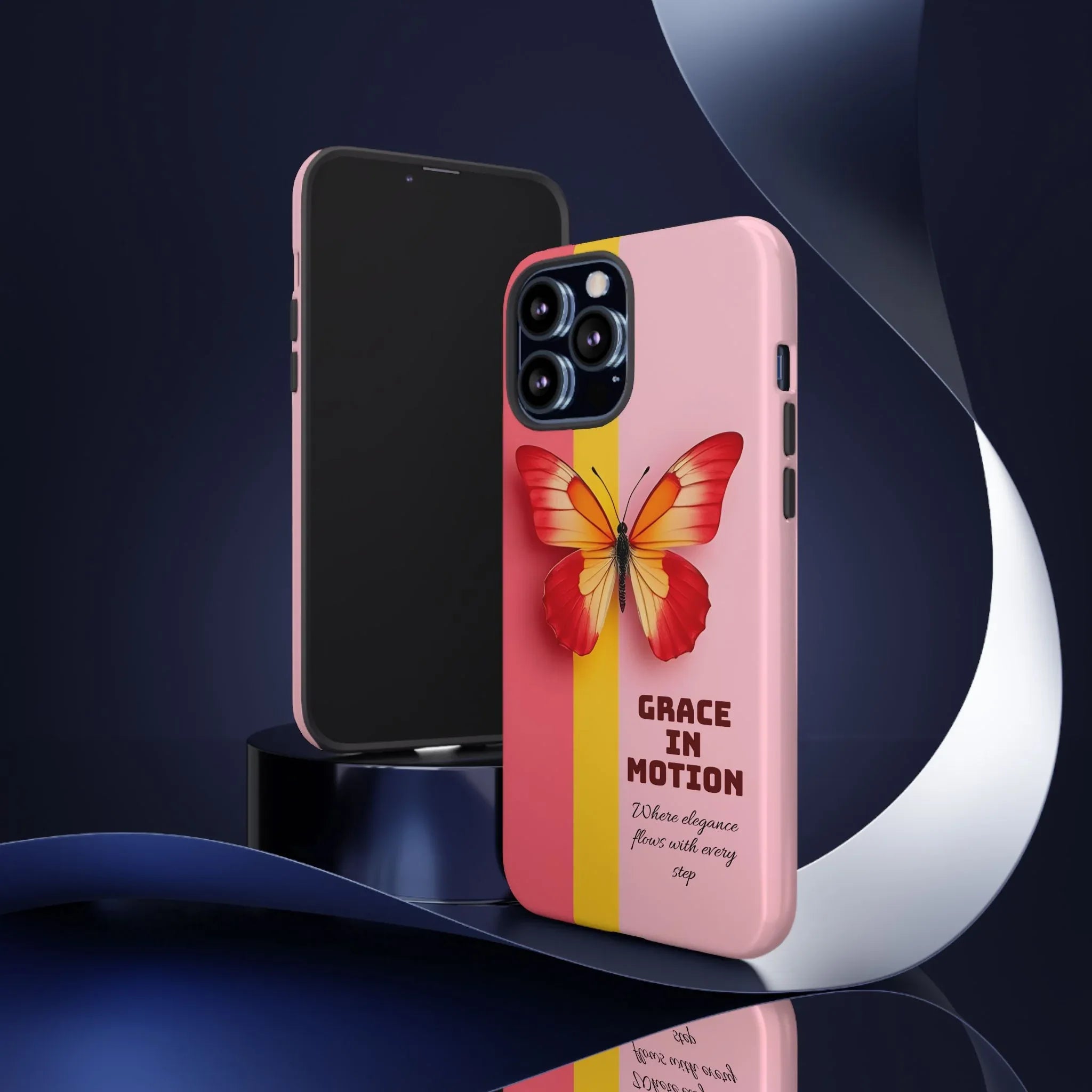 Grace in Motion – Elegant Phone Case for iPhone, Galaxy & Pixel - KARARMDESIGN