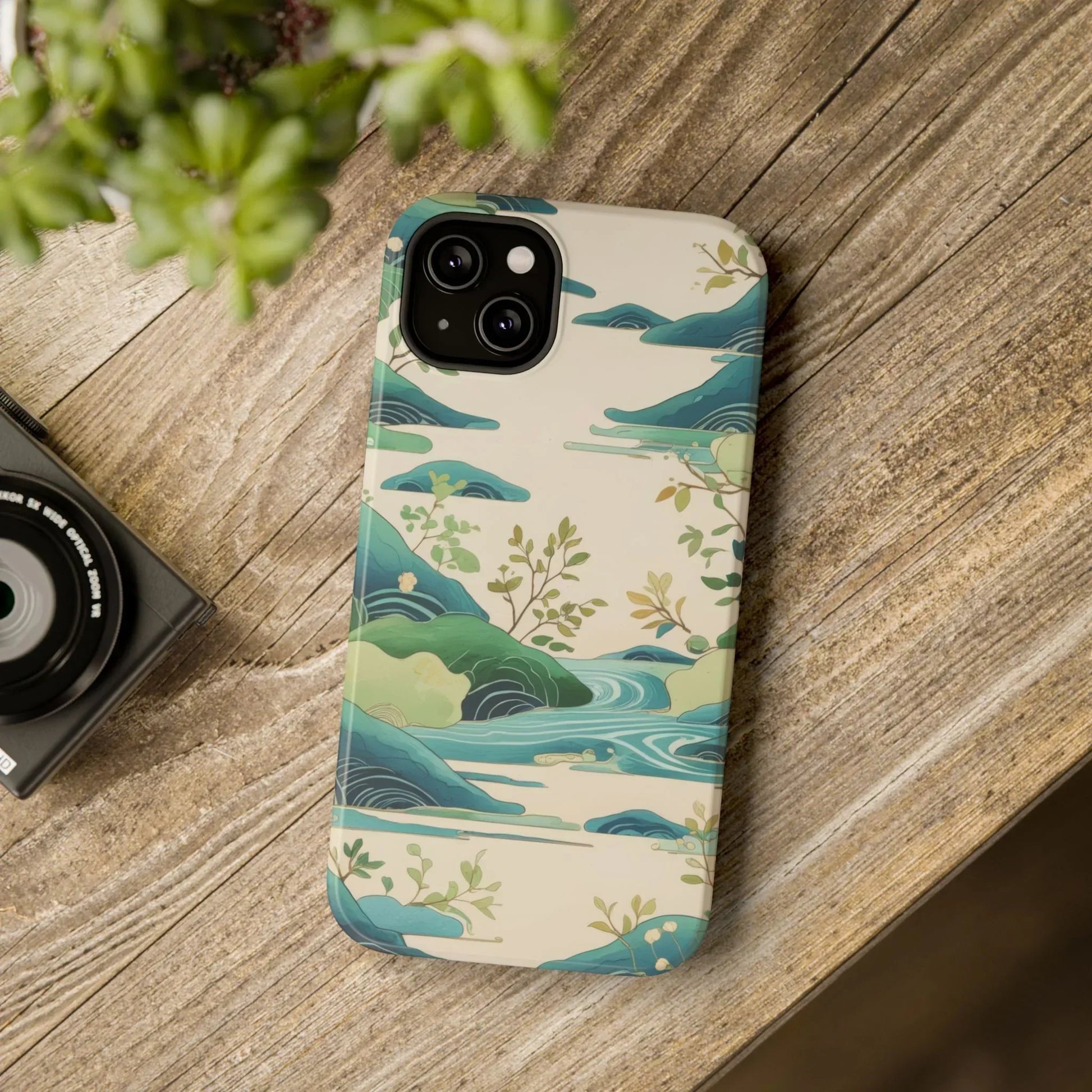 Nature Landscape Phone Case for iPhone 12-16 and Samsung Galaxy S21-S22 Models - KarArmDesign