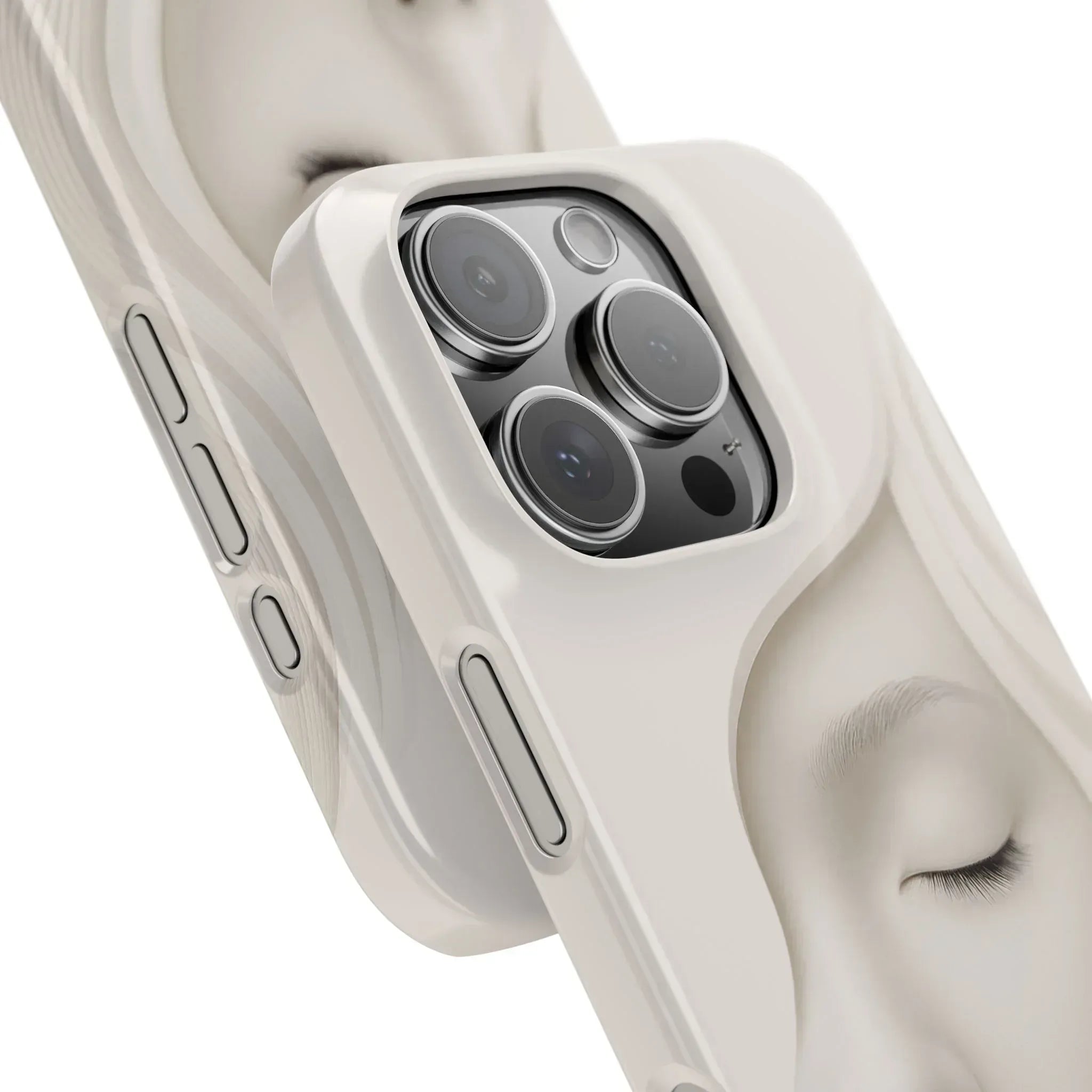 Minimalist Face Phone Case for iPhone 11-17 - KARARMDESIGN