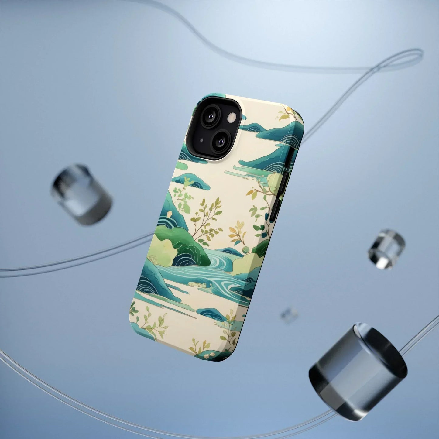 Nature Landscape Phone Case for iPhone 12-16 and Samsung Galaxy S21-S22 Models - KarArmDesign
