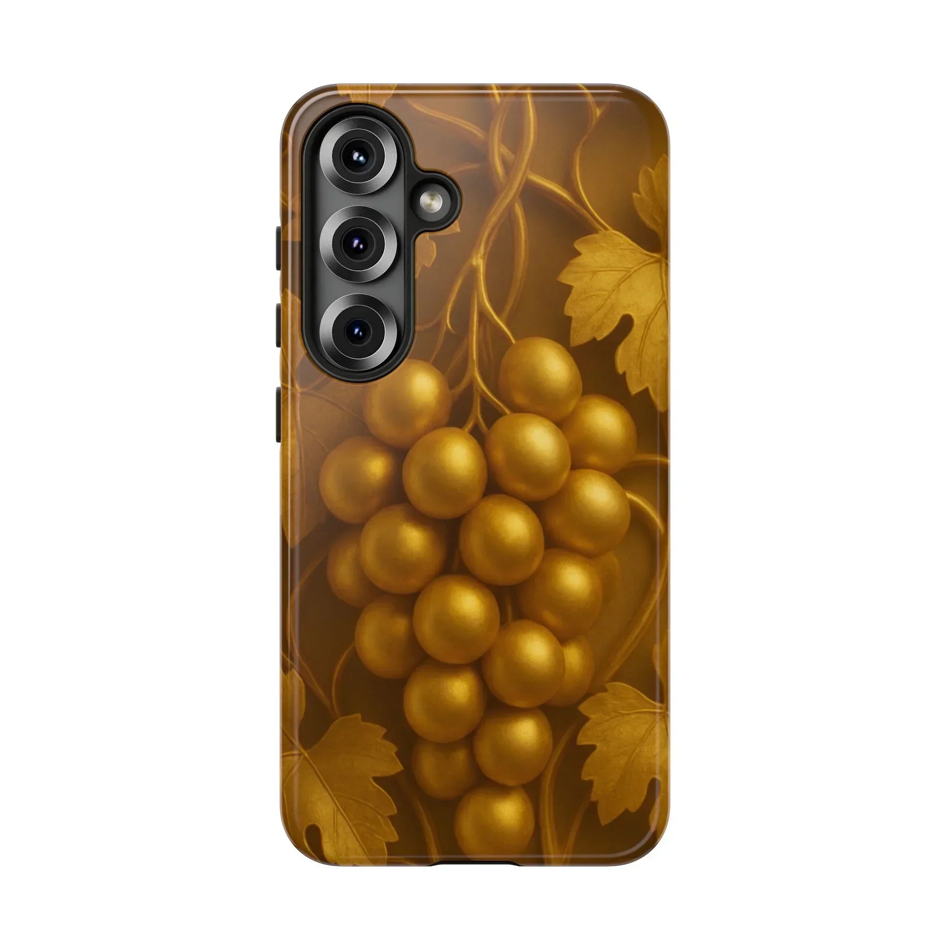 Golden Grapes Phone Case for Samsung Galaxy S10-S25 Models - KarArmDesign