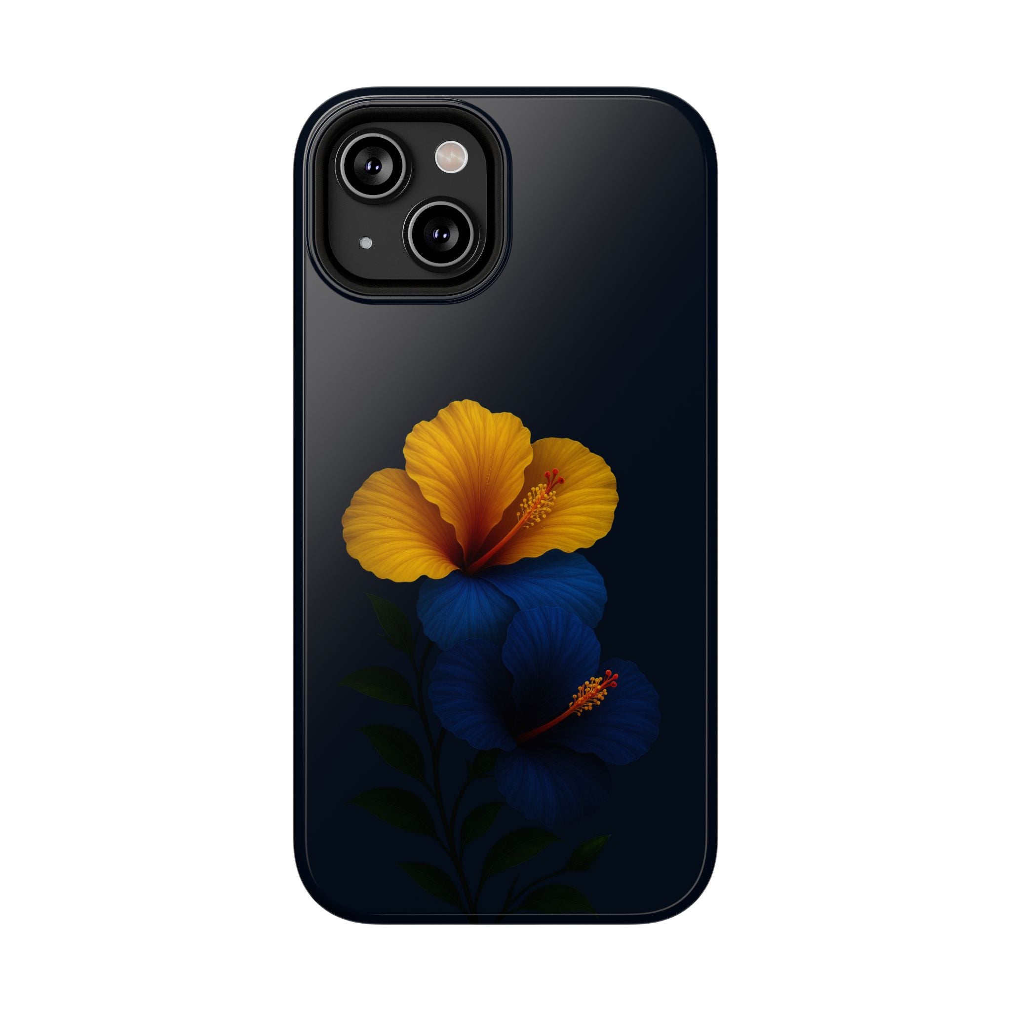 Elegant Hibiscus Phone Case for iPhone 11-17 and Galaxy S21-S22