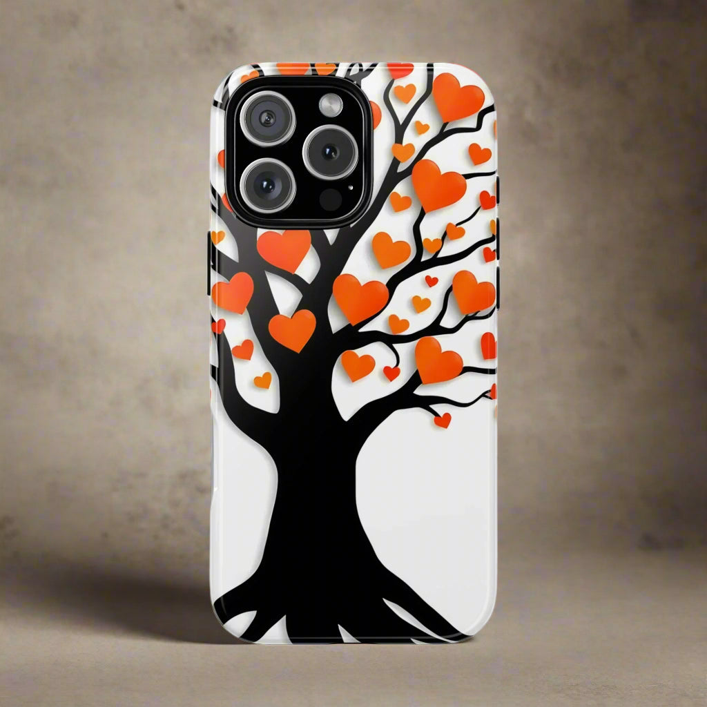 Heart Design Phone Case for iPhone 8–16 and Galaxy S10–S25 Models - KarArmDesign