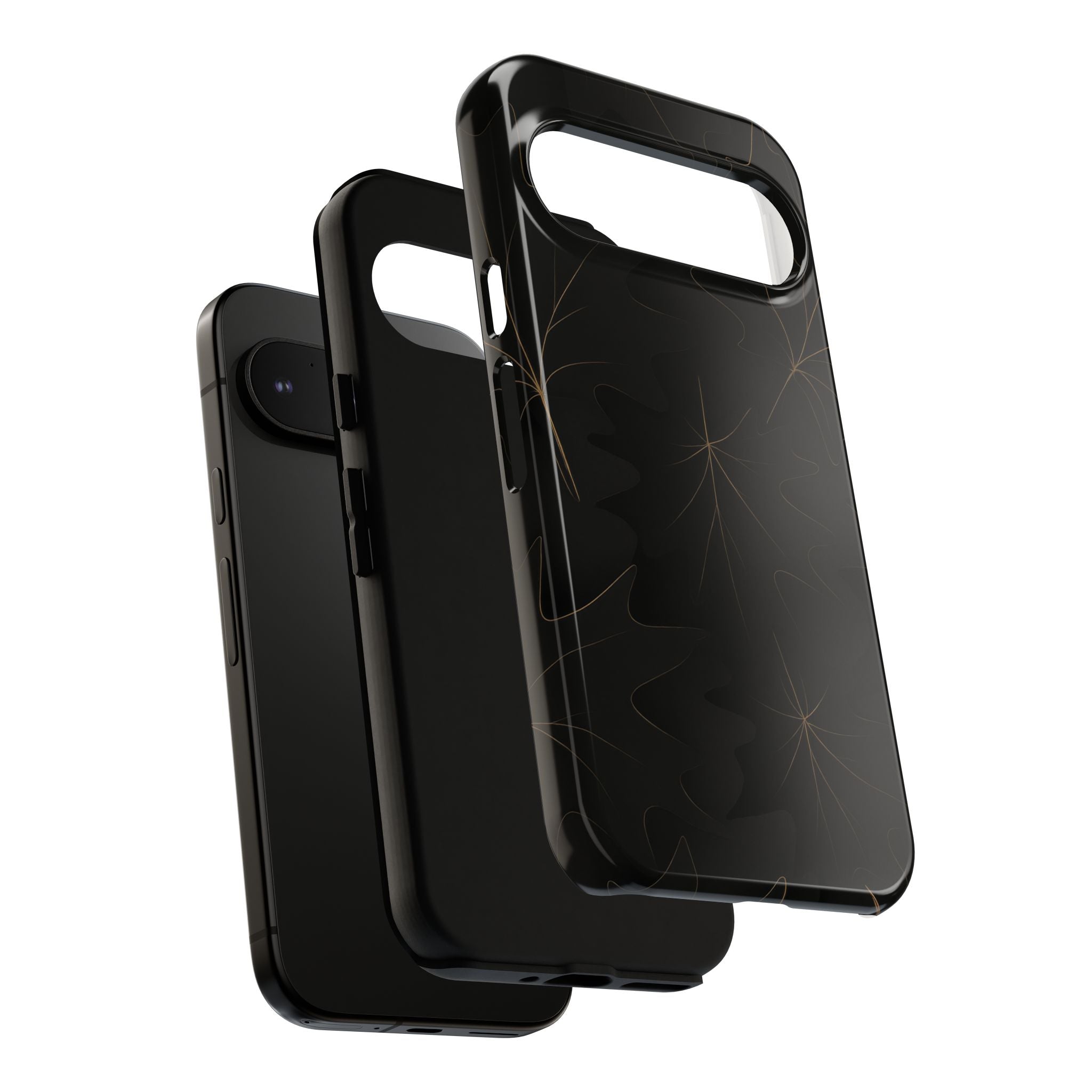 Luxury Fall Leaf Phone Case – Samsung Galaxy S20–S26 & Google Pixel 6-9