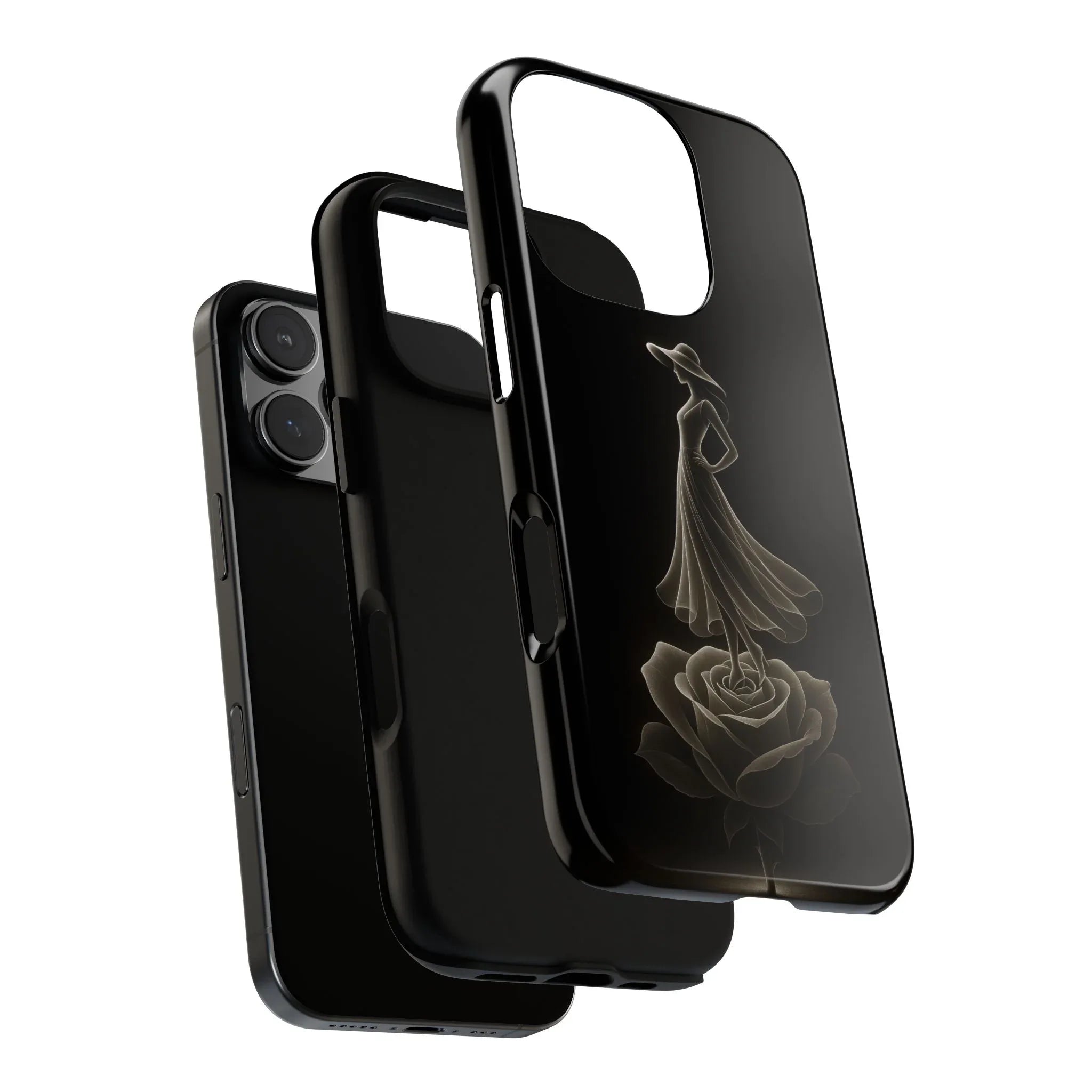 Elegant Woman Phone Case for iPhone 12-17 and Galaxy S20-S25 - KARARMDESIGN