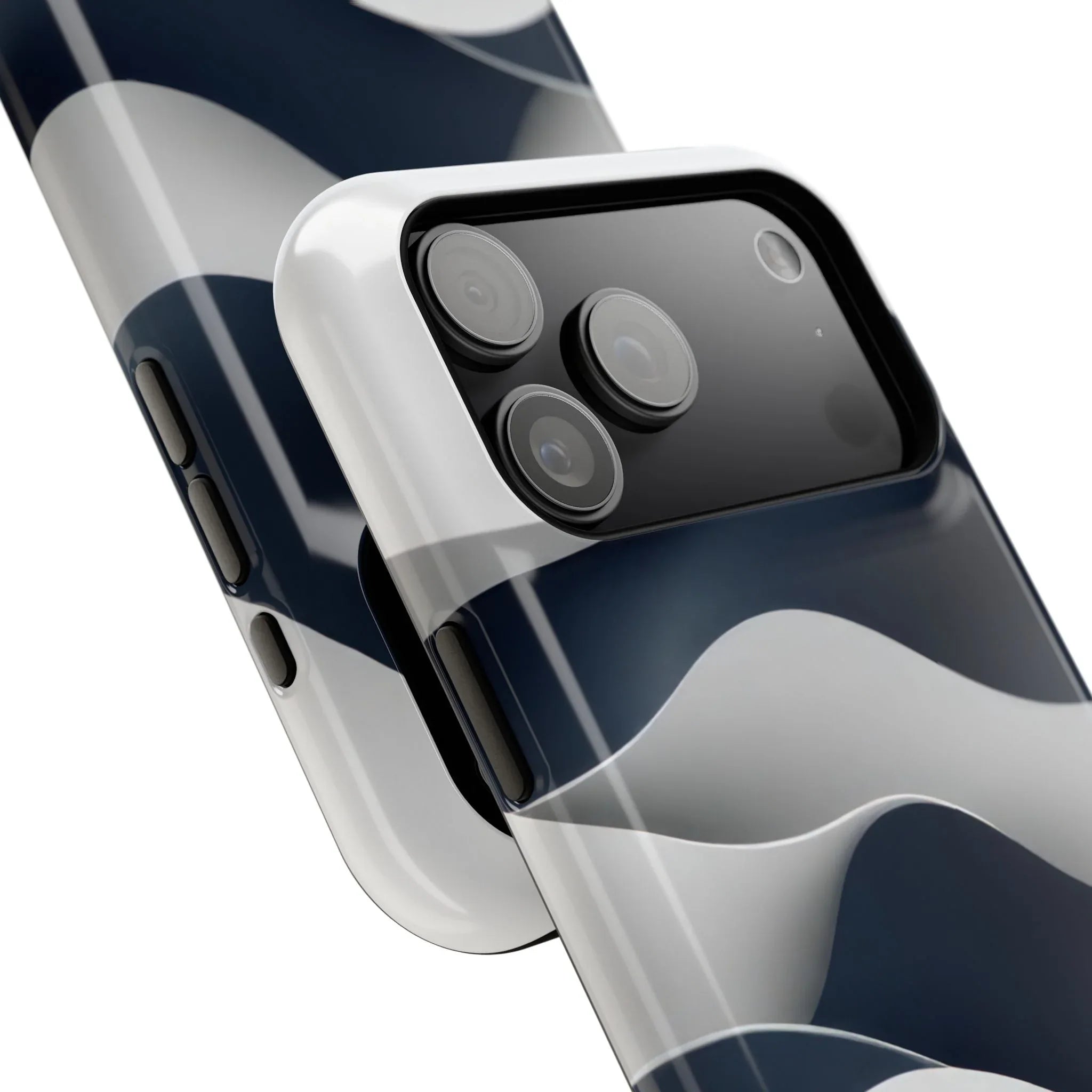 Ocean Flow Phone Case for iPhone 11-17 and Galaxy S21-S22 - KARARMDESIGN