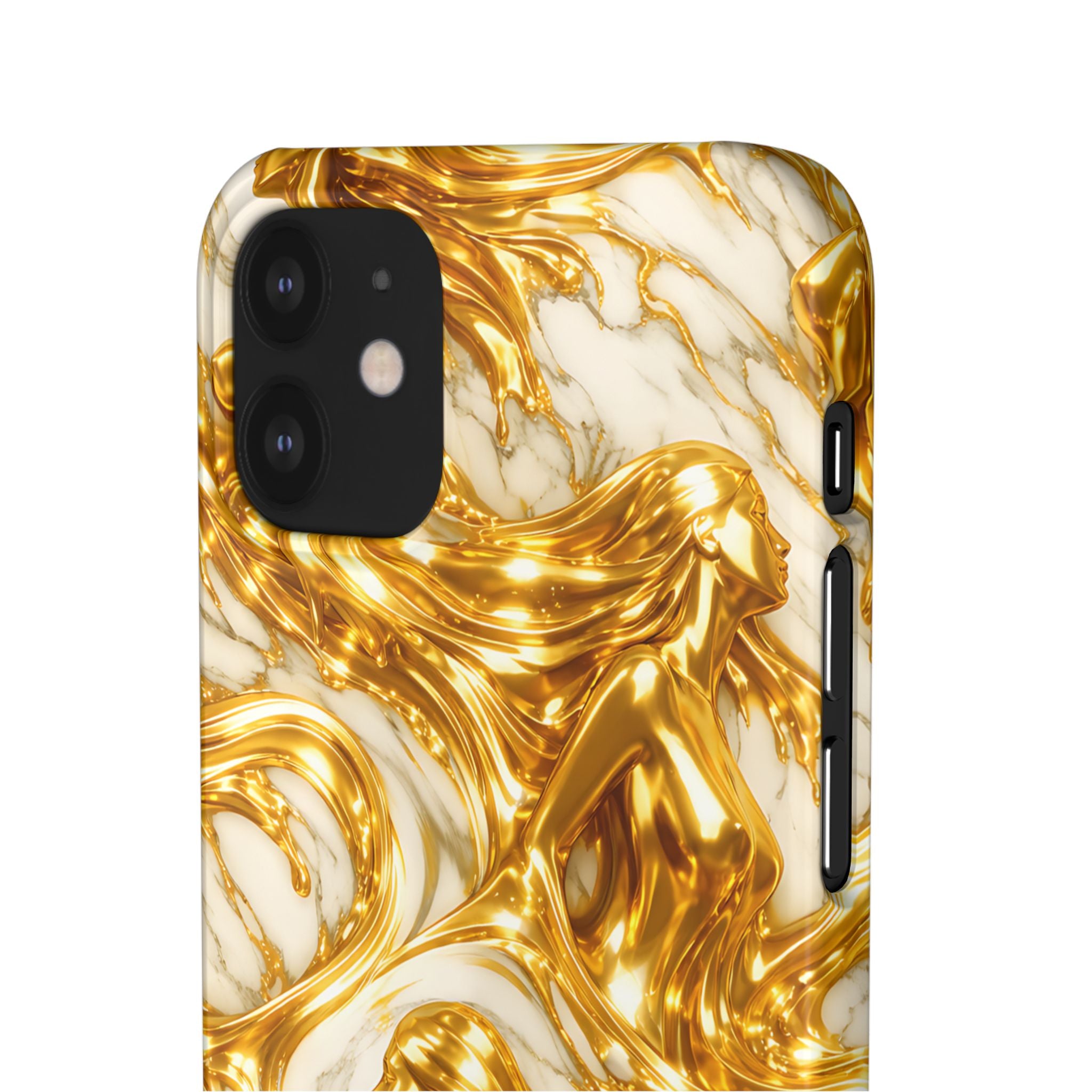 Divine Gold Woman Snap Phone Case for iPhone & Galaxy