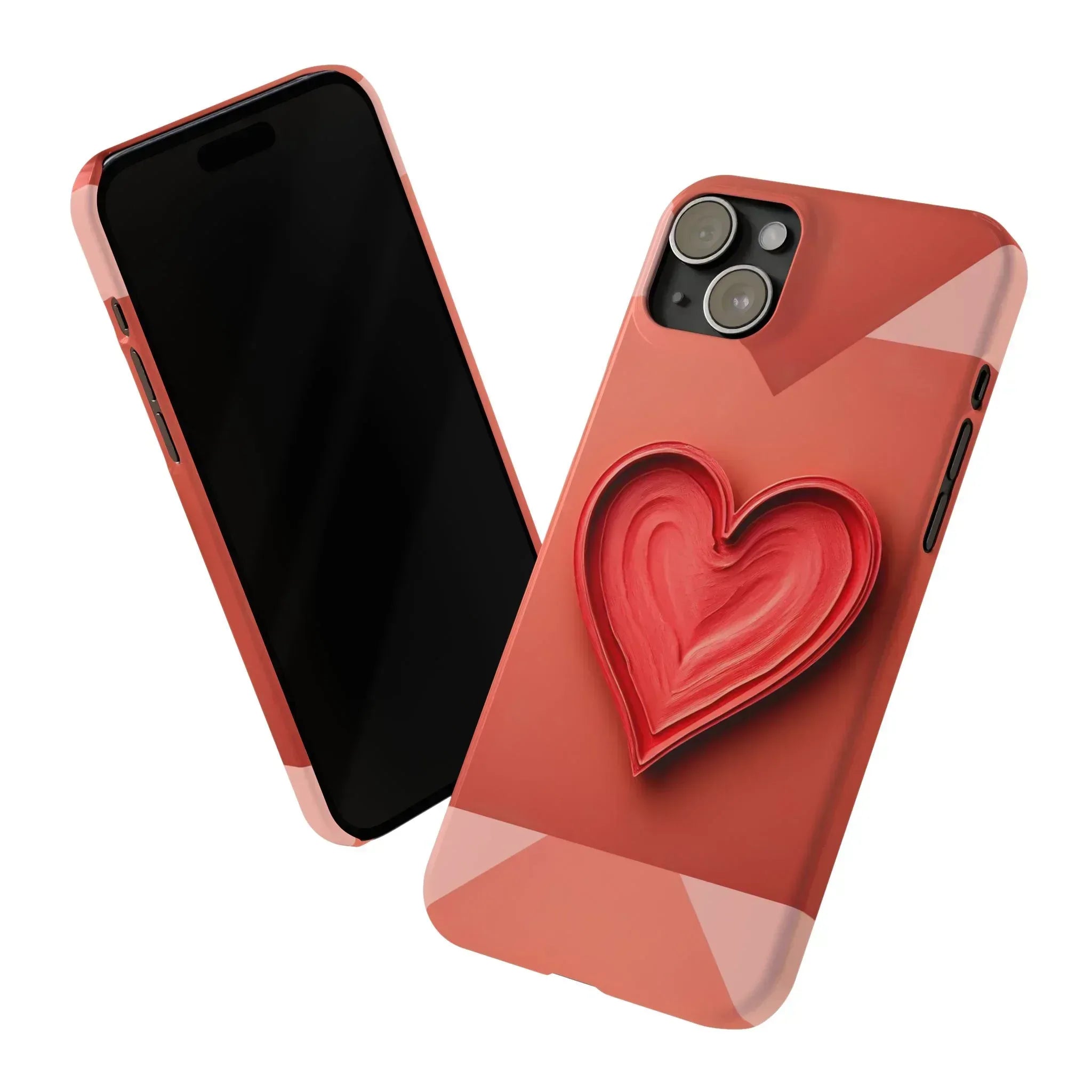 Heart Design Phone Case for iPhone 11-17 - KARARMDESIGN