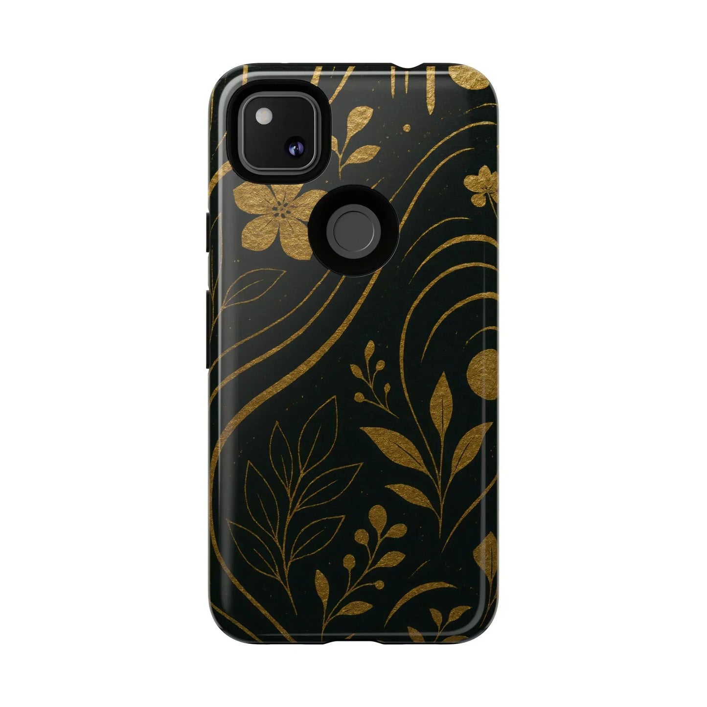 Foil Frenzy Abstract Gold Pattern Phone Case for Samsung Galaxy and Google Pixel - KarArmDesign