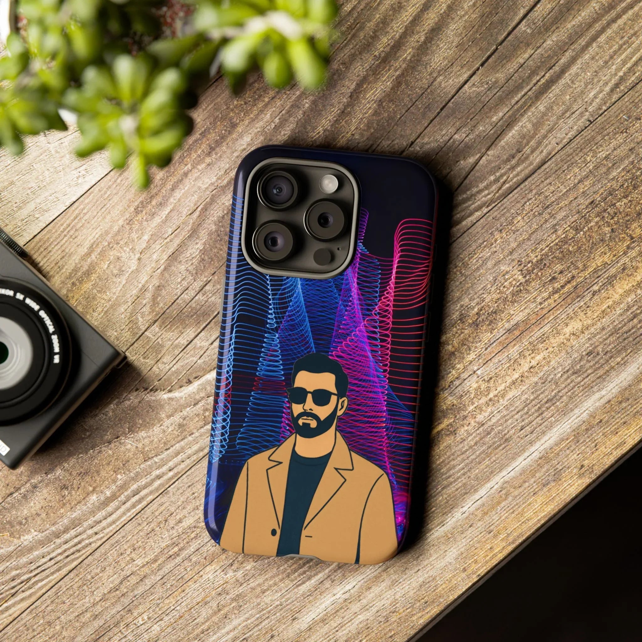 Bearded Style Phone Case for iPhone 11-17 and Galaxy S20-S25 - KARARMDESIGN