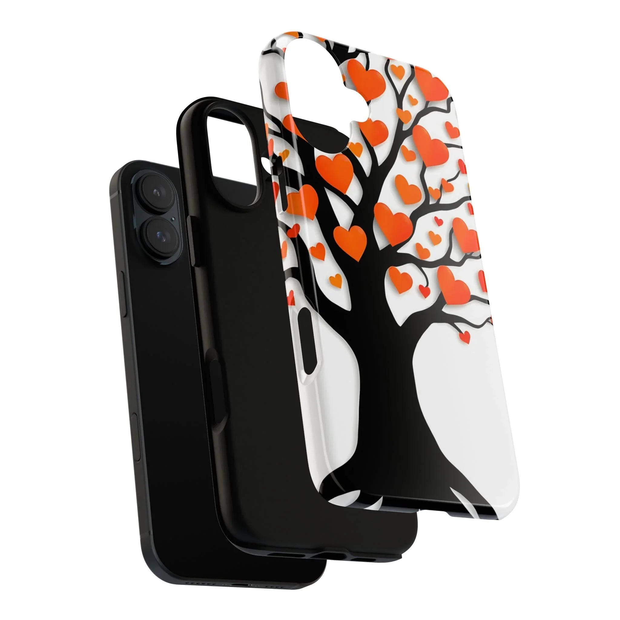 Heart Design Phone Case for iPhone 11–17 and Galaxy S20–S25 - KARARMDESIGN