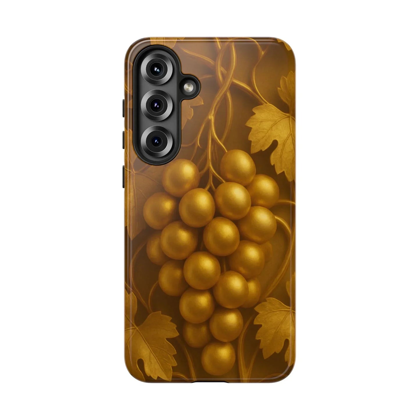 Golden Grapes Phone Case for Samsung Galaxy S10-S25 Models - KarArmDesign