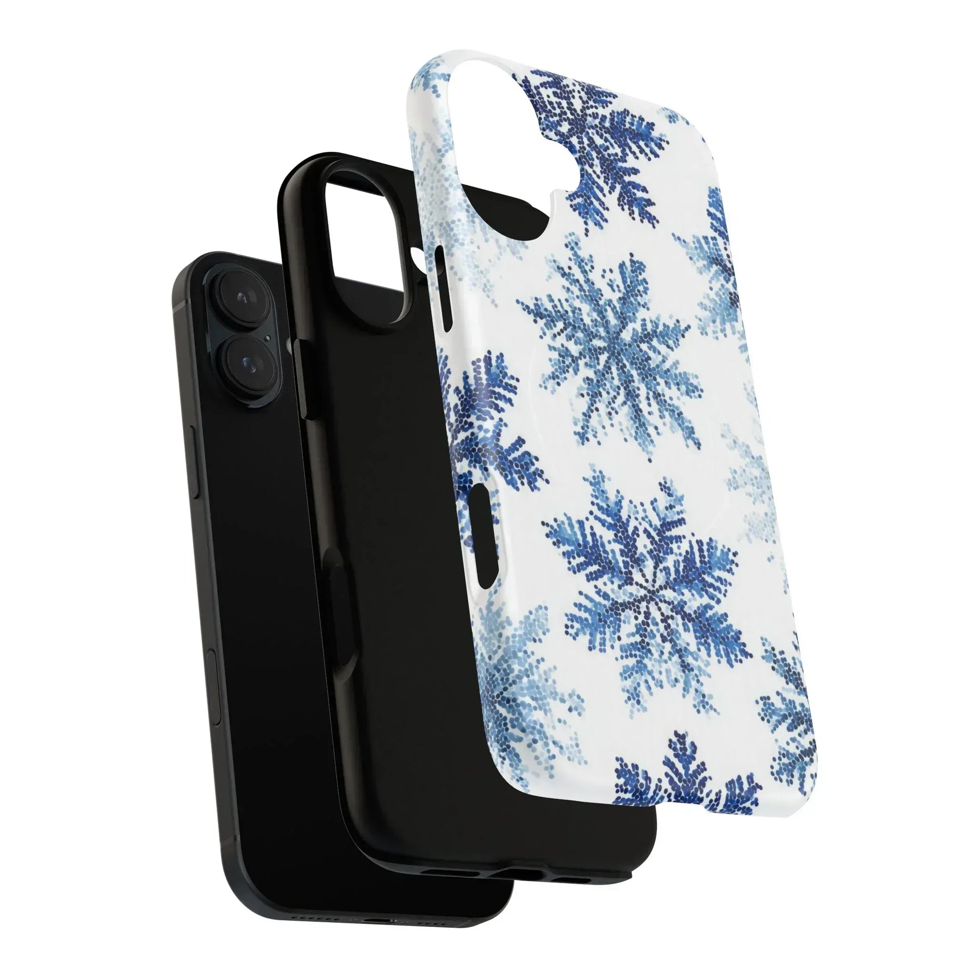 Snowflake Elegance Phone Case for iPhone 13-17 - KARARMDESIGN