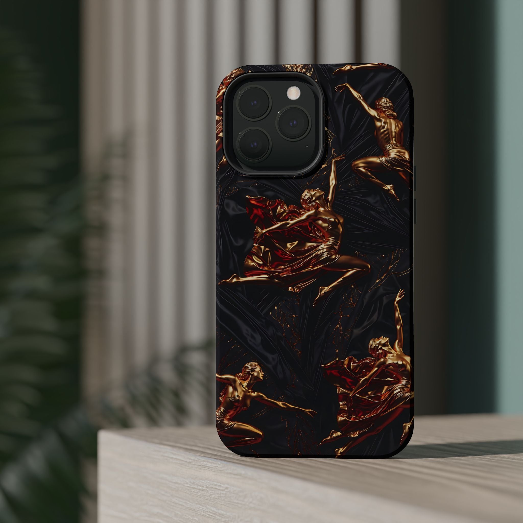Gold Sculpture Phone Case for iPhone 13-17 & Samsung Galaxy S26