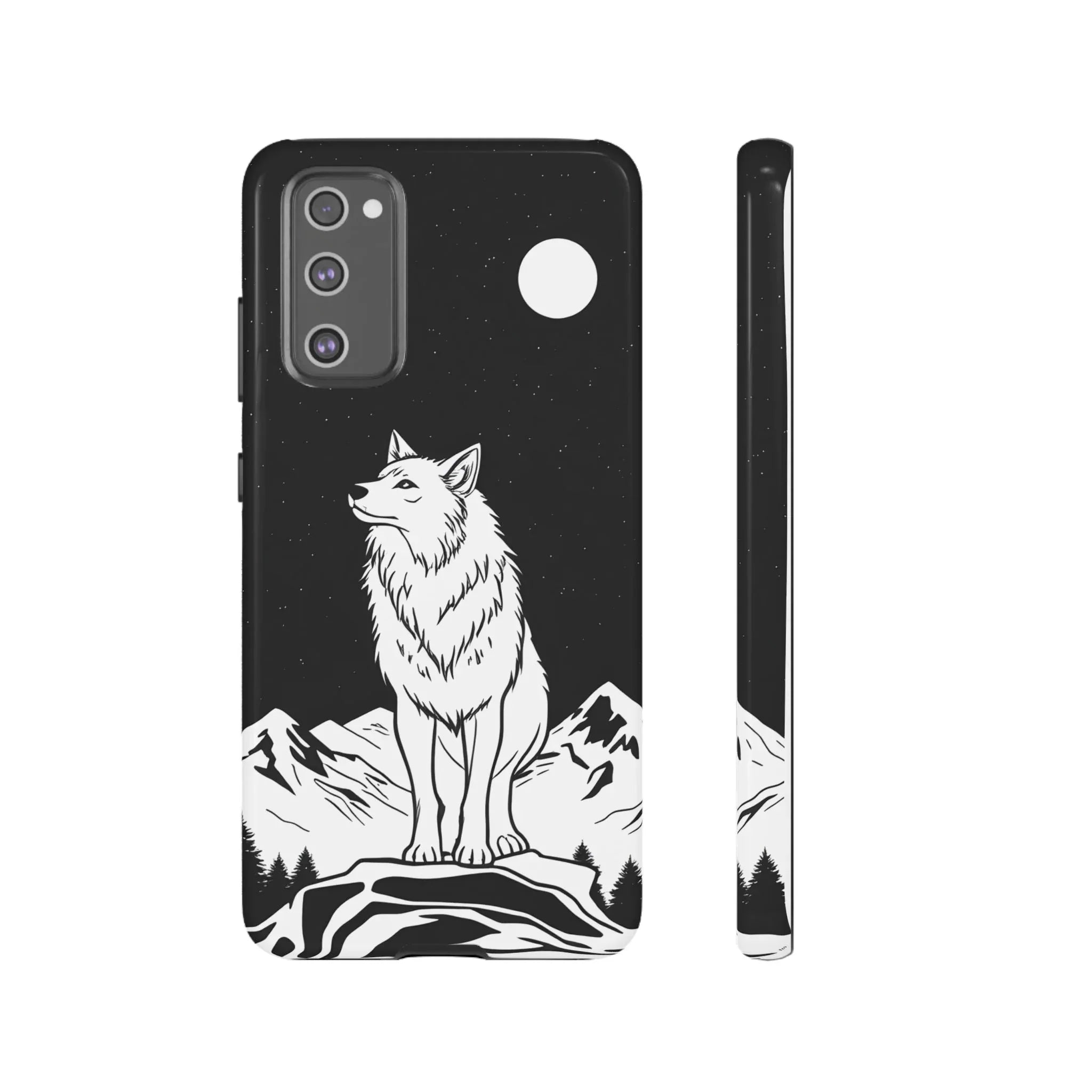 Majestic Wolf Phone Case for iPhone and Galaxy - KARARMDESIGN