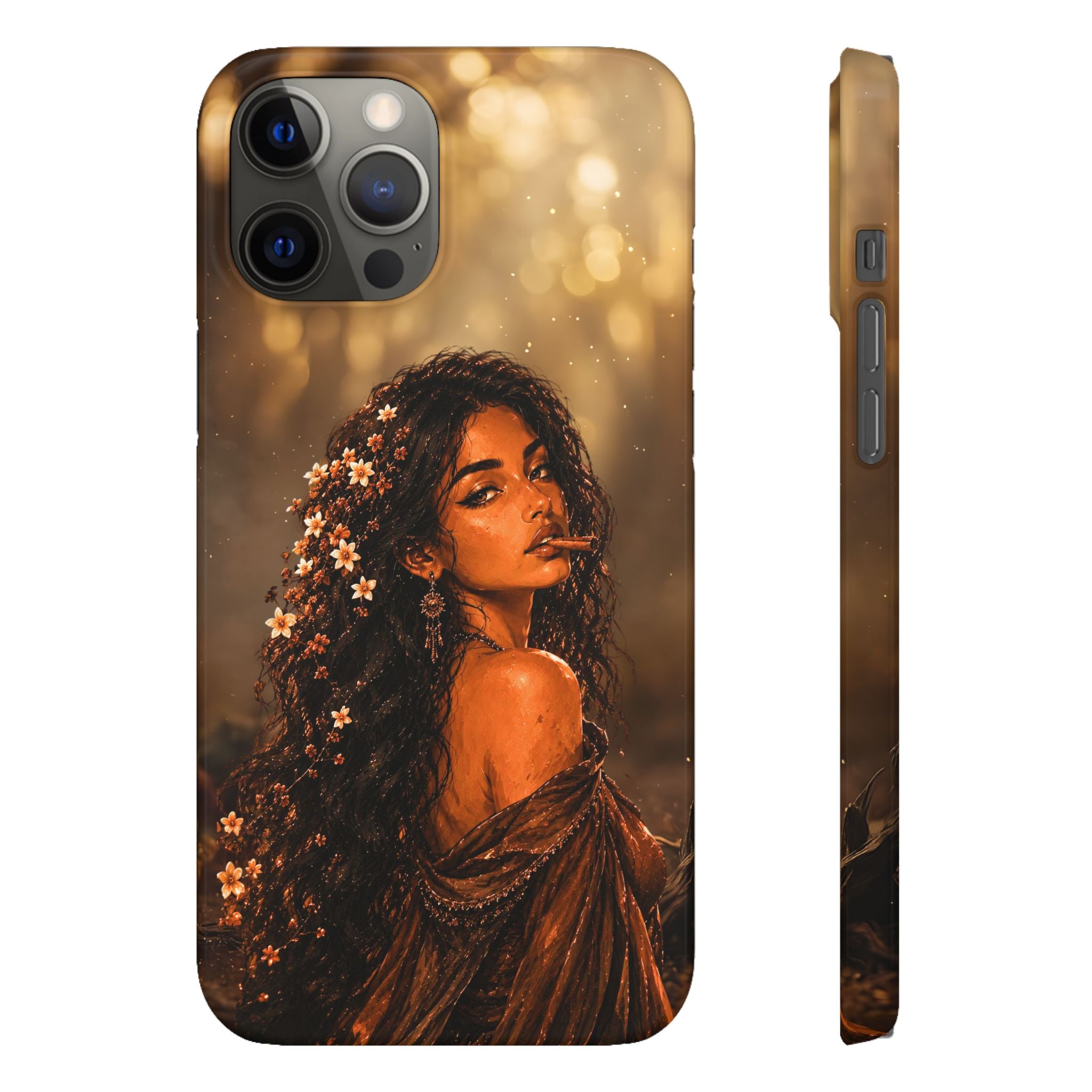 Cinnamon Girl Phone Case for iPhone 11-17 & Samsung Galaxy S20-S26