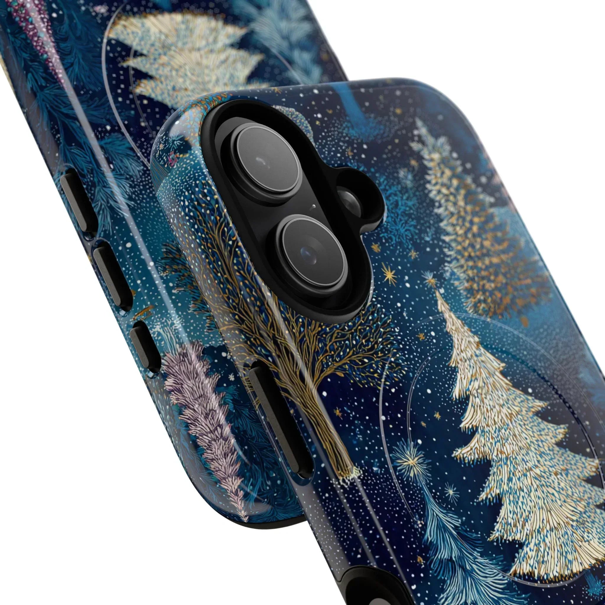 Midnight Sparkle Forest Phone Case for iPhone 13-17 - KARARMDESIGN
