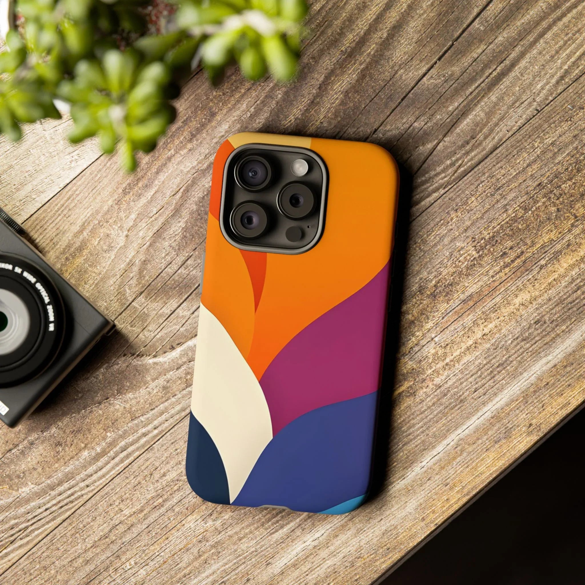 Vibrant Abstract Design Phone Case for iPhone and Galaxy - KARARMDESIGN