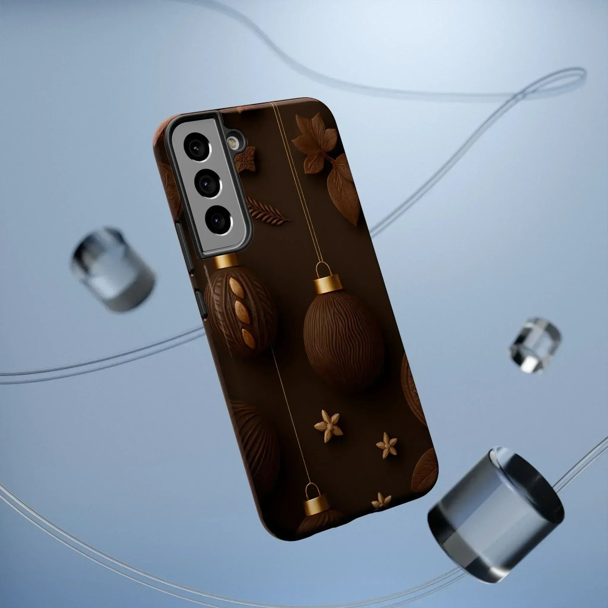 Chocolate Ornaments Phone Case for iPhone 11-17 and Galaxy S21-S22 - KARARMDESIGN