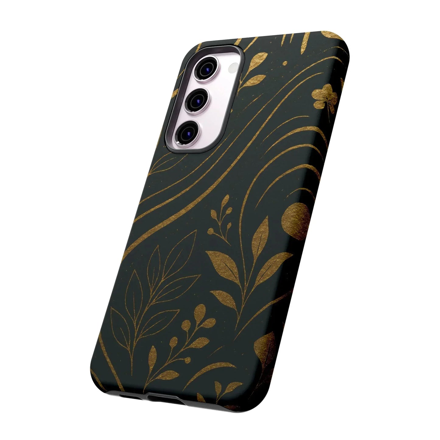 Foil Frenzy Abstract Gold Pattern Phone Case for Samsung Galaxy and Google Pixel - KarArmDesign