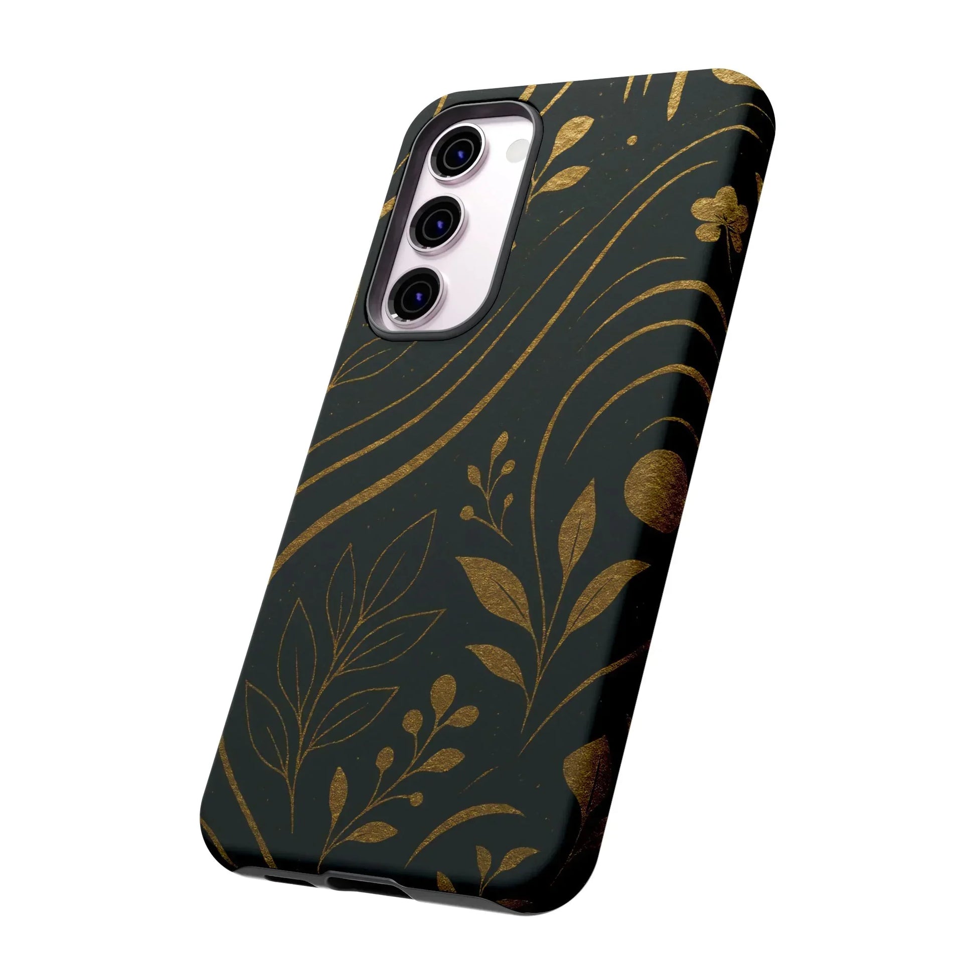 Foil Frenzy Abstract Gold Pattern Phone Case for Samsung Galaxy and Google Pixel - KarArmDesign