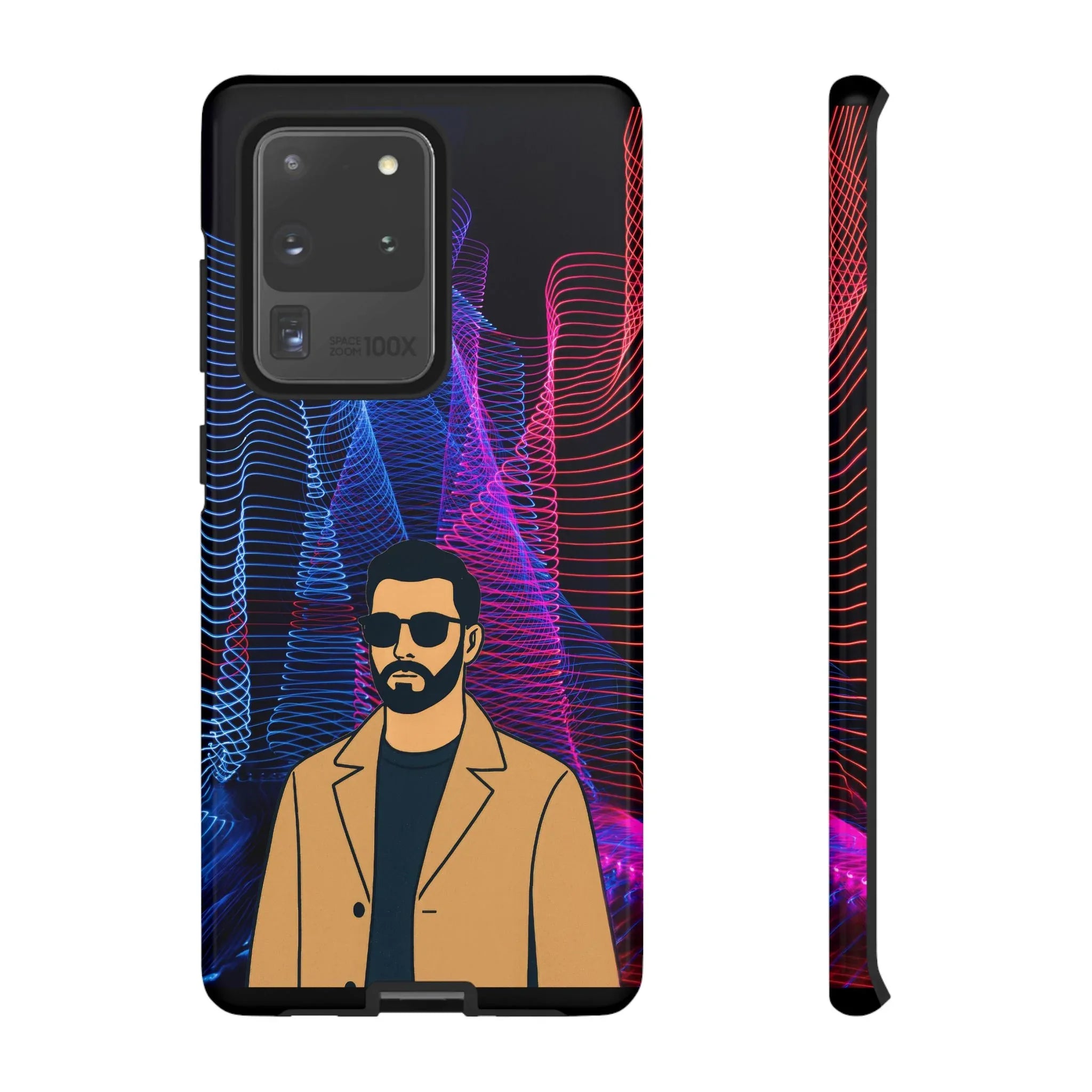 Bearded Style Phone Case for iPhone 11-17 and Galaxy S20-S25 - KARARMDESIGN
