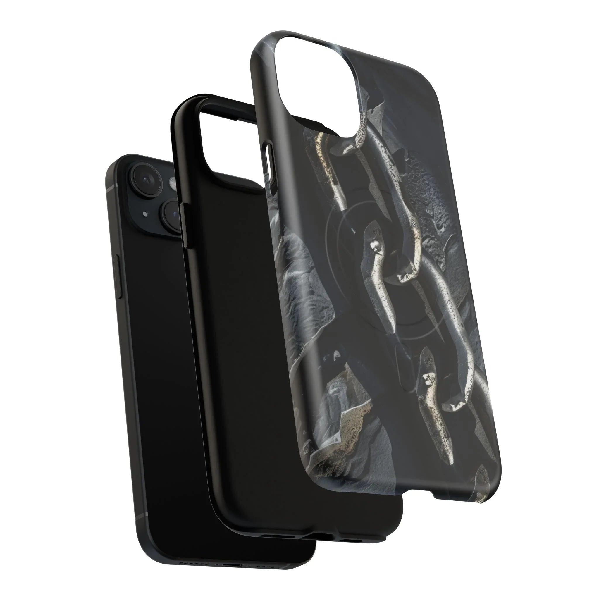 “Iron Chain” Tough Magnetic Phone Case for iPhone 13-17 - KARARMDESIGN