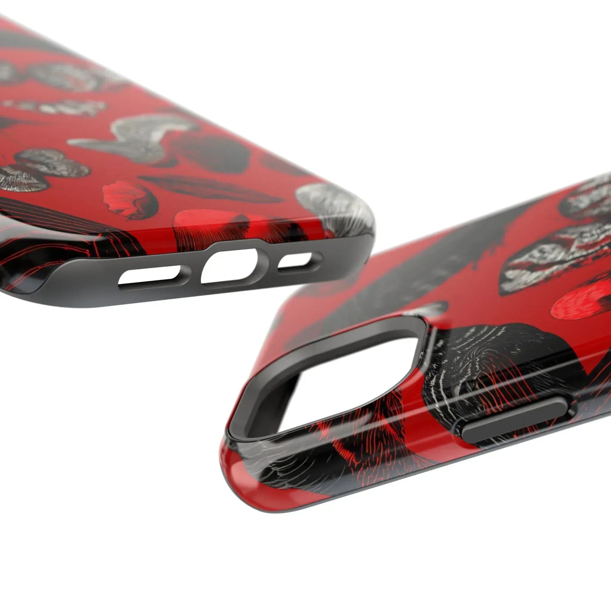 Crimson Wilderness Phone Case for iPhone 11-17 - KARARMDESIGN