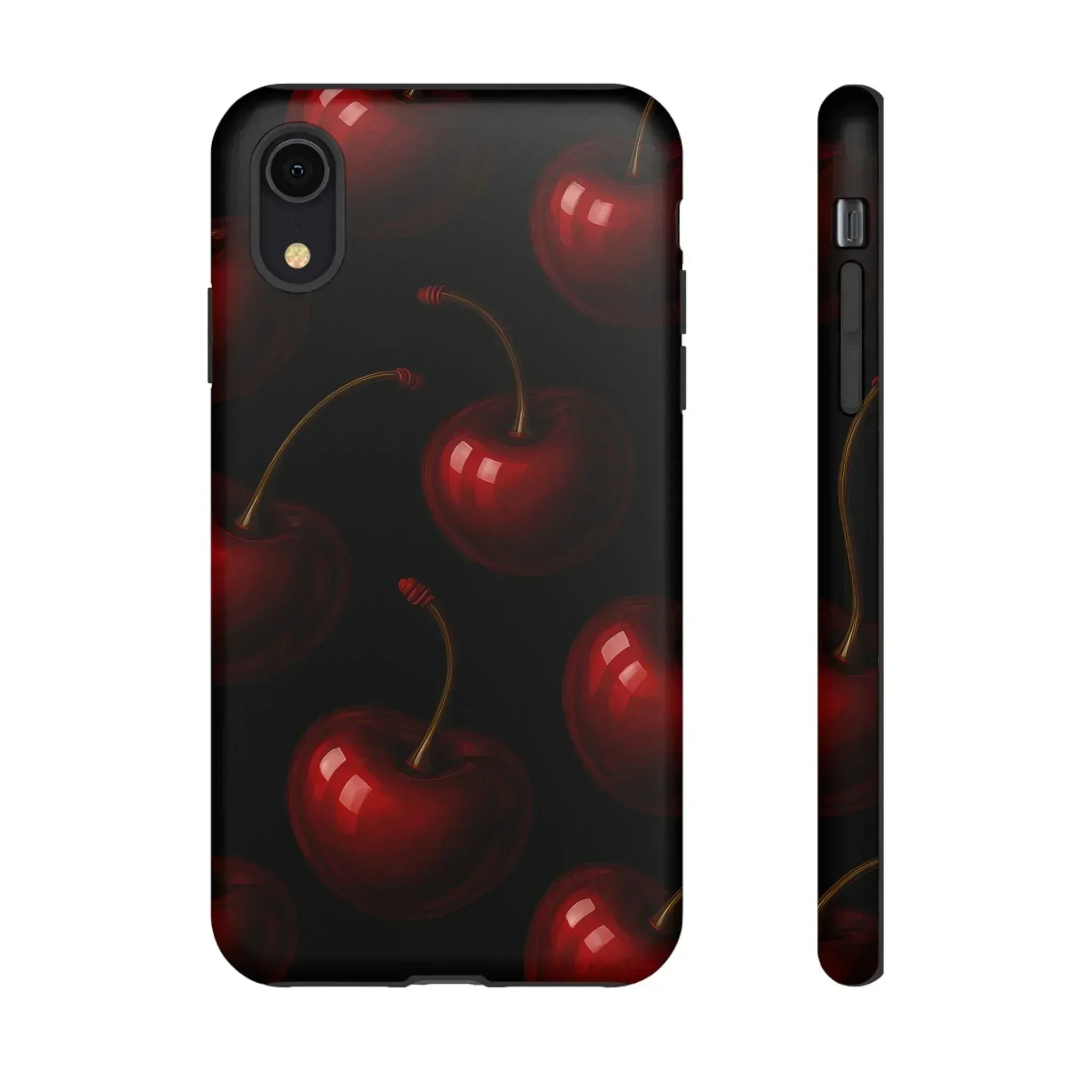 Cherry Phone Case for iPhone X-16 and Galaxy S20-S25 - KARARMDESIGN