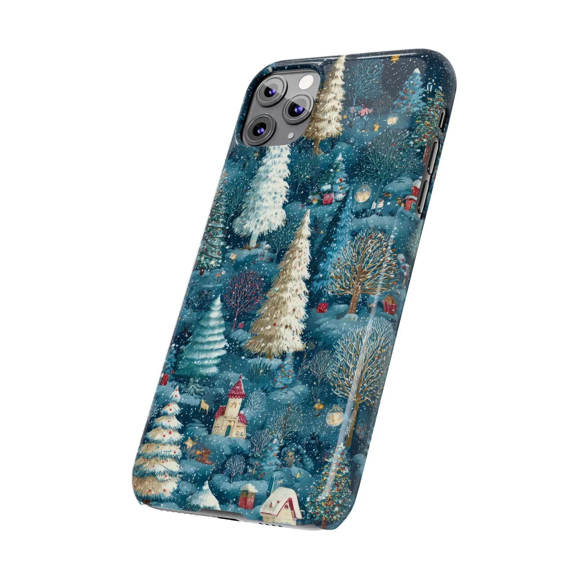 Frosty Forest Phone Case for iPhone 11-17 - KARARMDESIGN