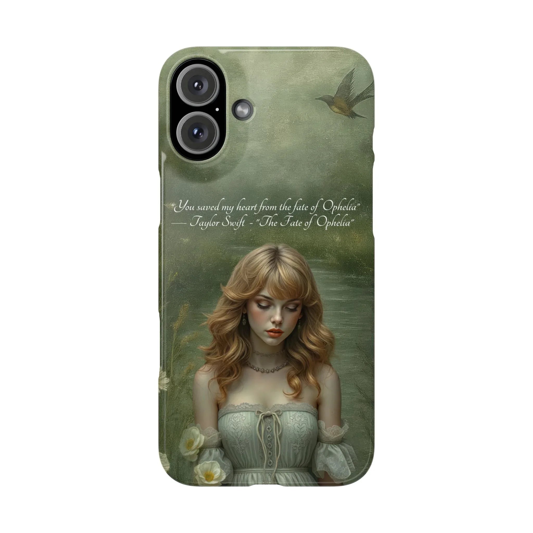 "Melancholic Ophelia" Phone Case for iPhone 11-17 - KARARMDESIGN