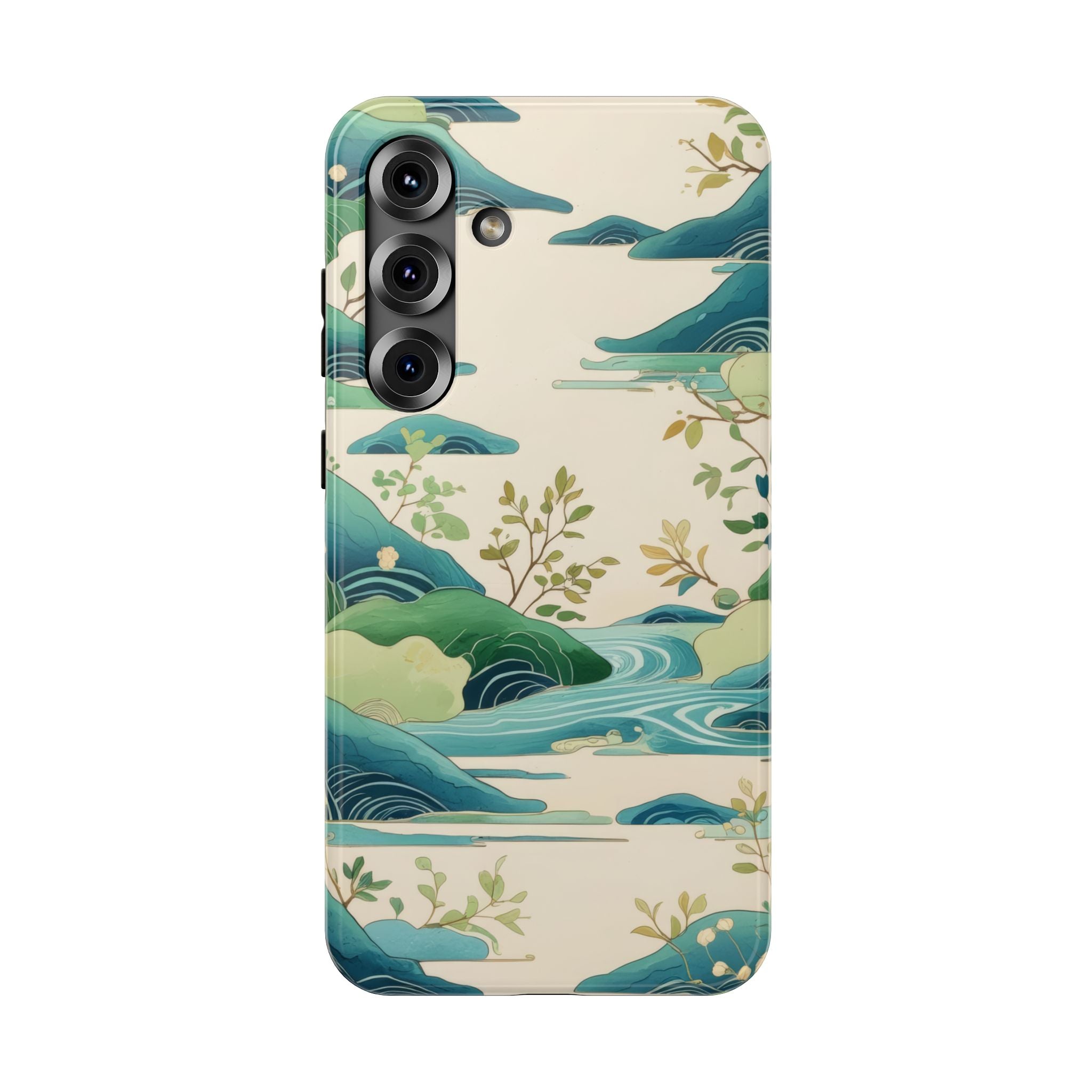 Nature Landscape Phone Case for iPhone 11-17 and Galaxy S22-S26