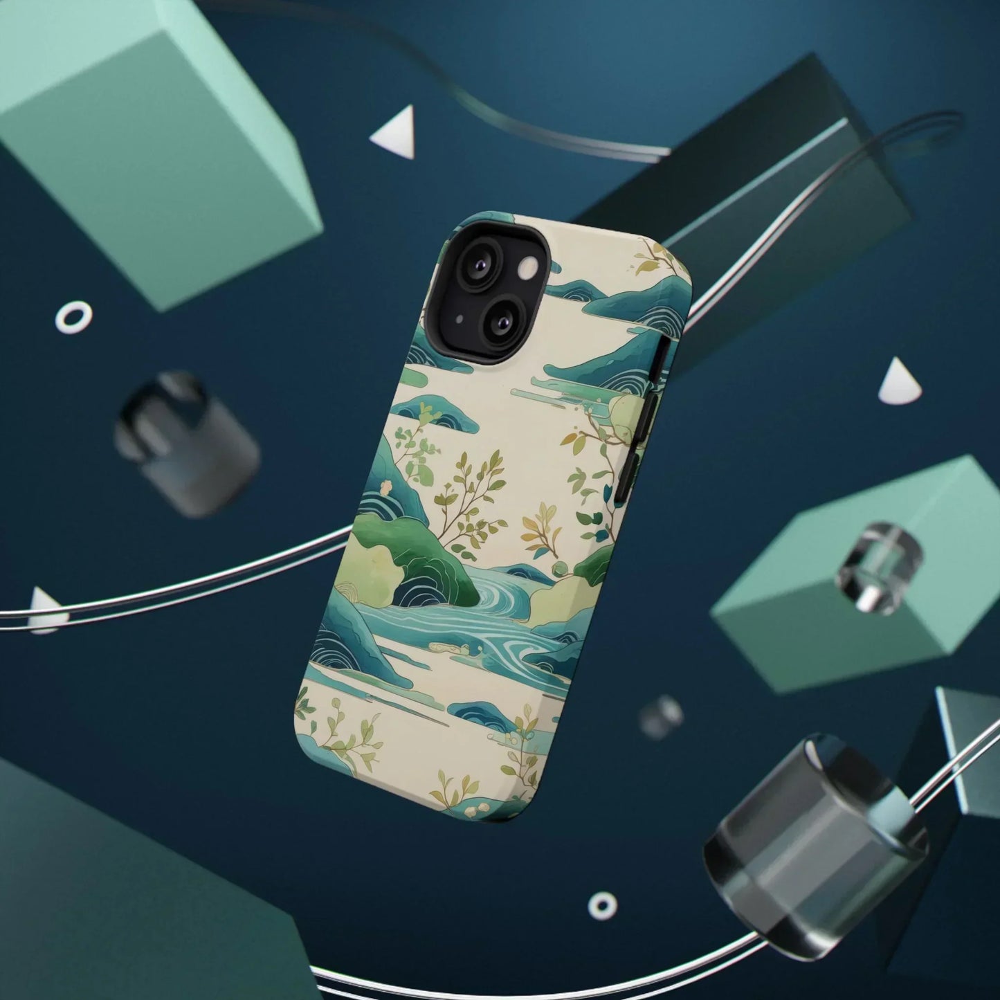 Nature Landscape Phone Case for iPhone 12-16 and Samsung Galaxy S21-S22 Models - KarArmDesign