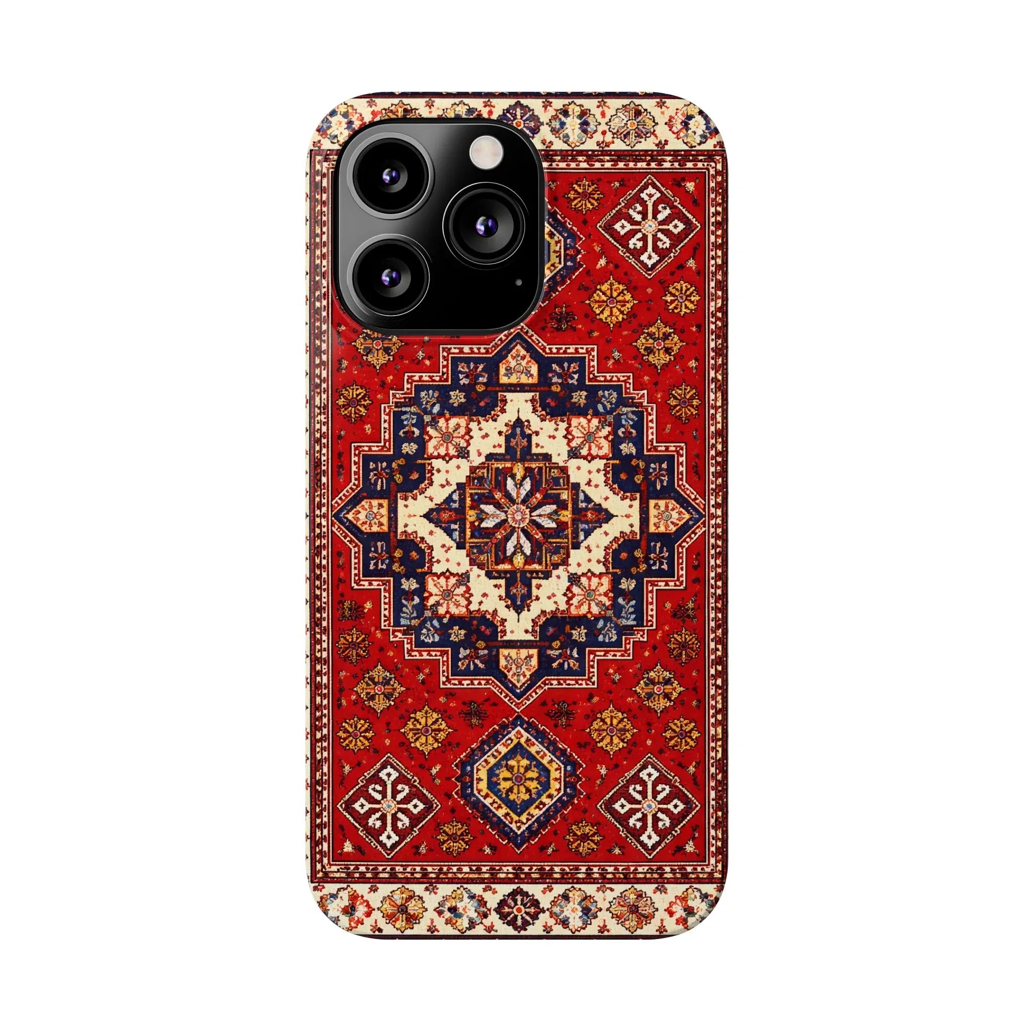 Armenian Carpet Pattern Phone Case for iPhone 11-16 - KARARMDESIGN