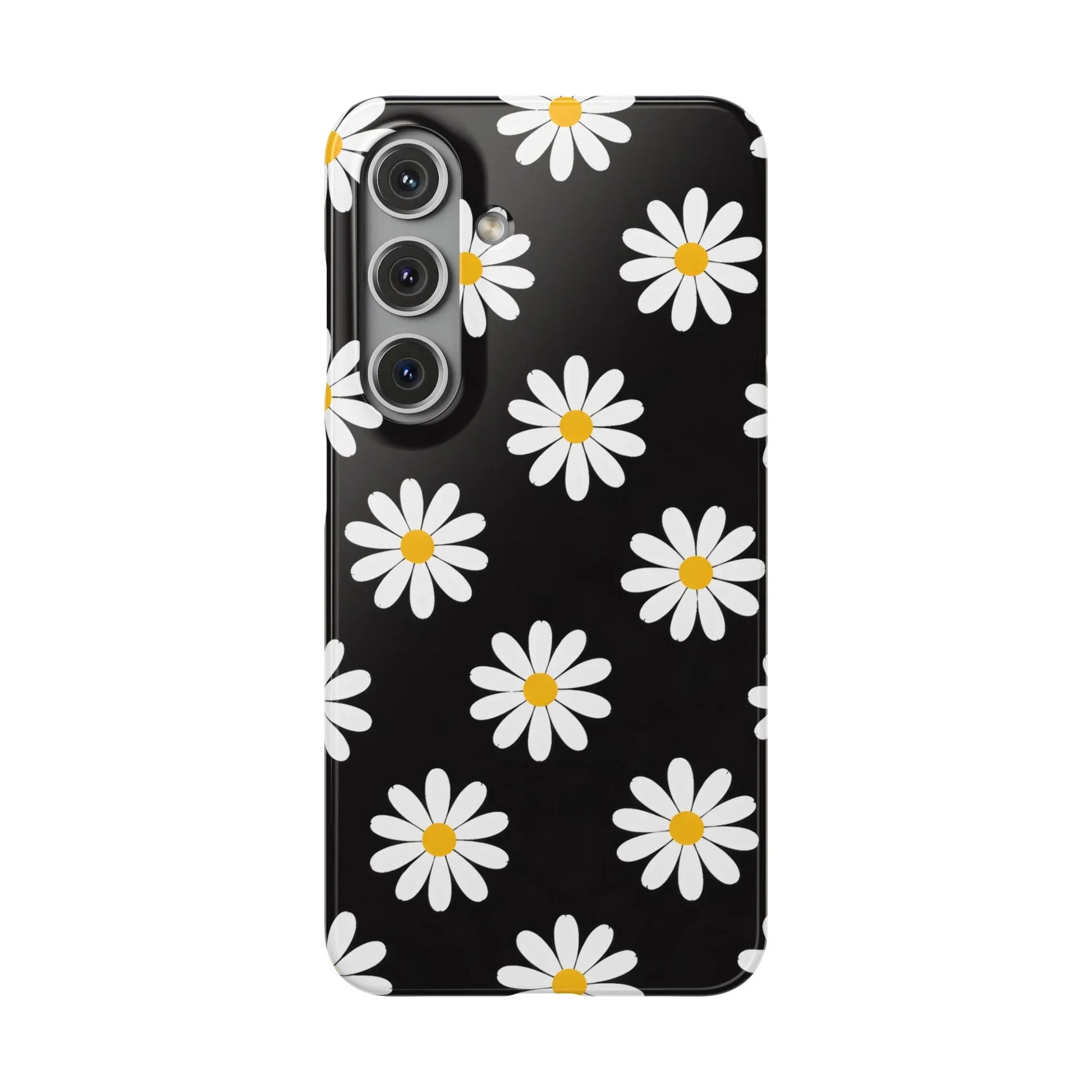 Daisy Charm Phone Case for iPhone 11-17 and Galaxy S20-S25 - KARARMDESIGN