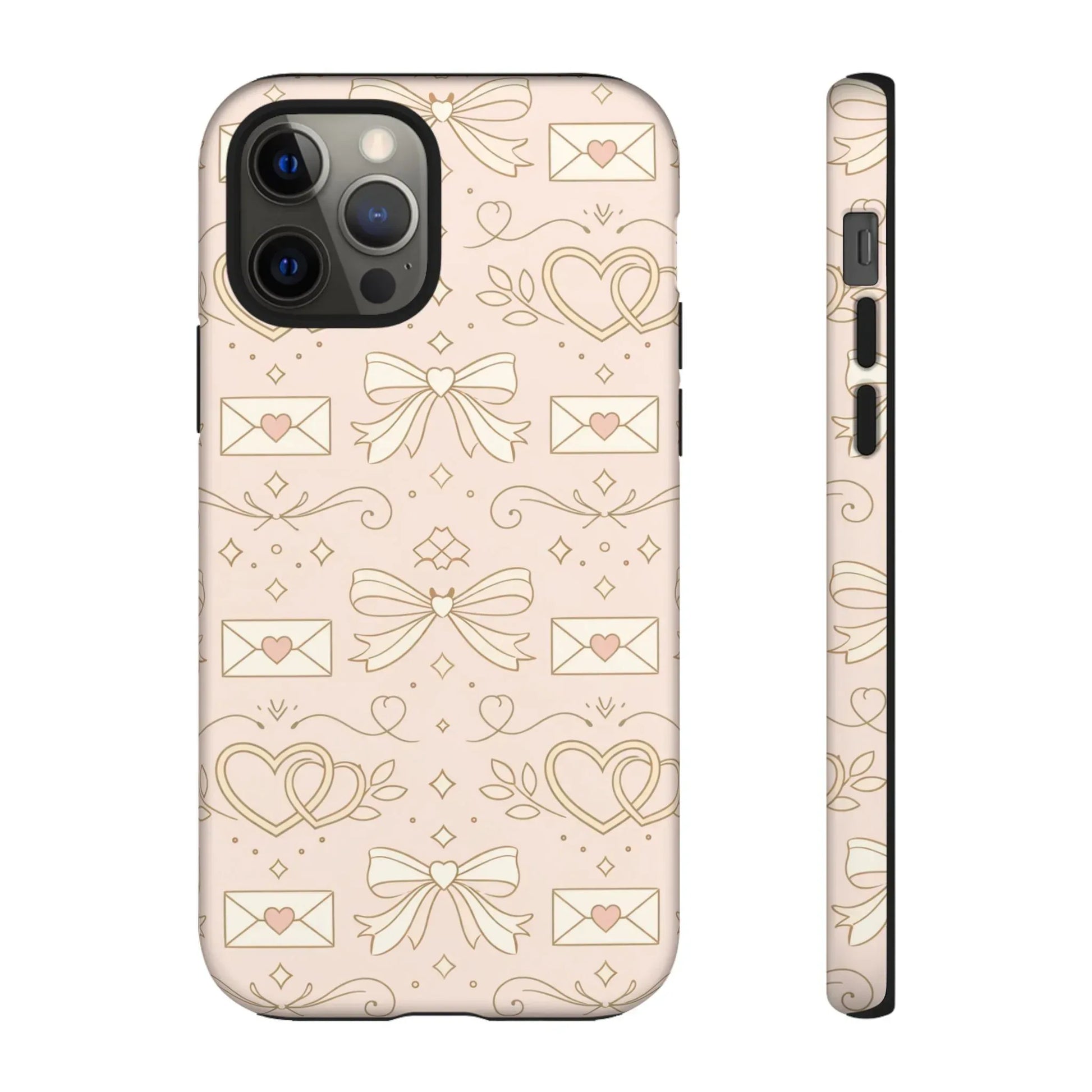 Sweet Romance Tough Phone Case for iPhone 11–17 & Galaxy S10–S25 - KARARMDESIGN
