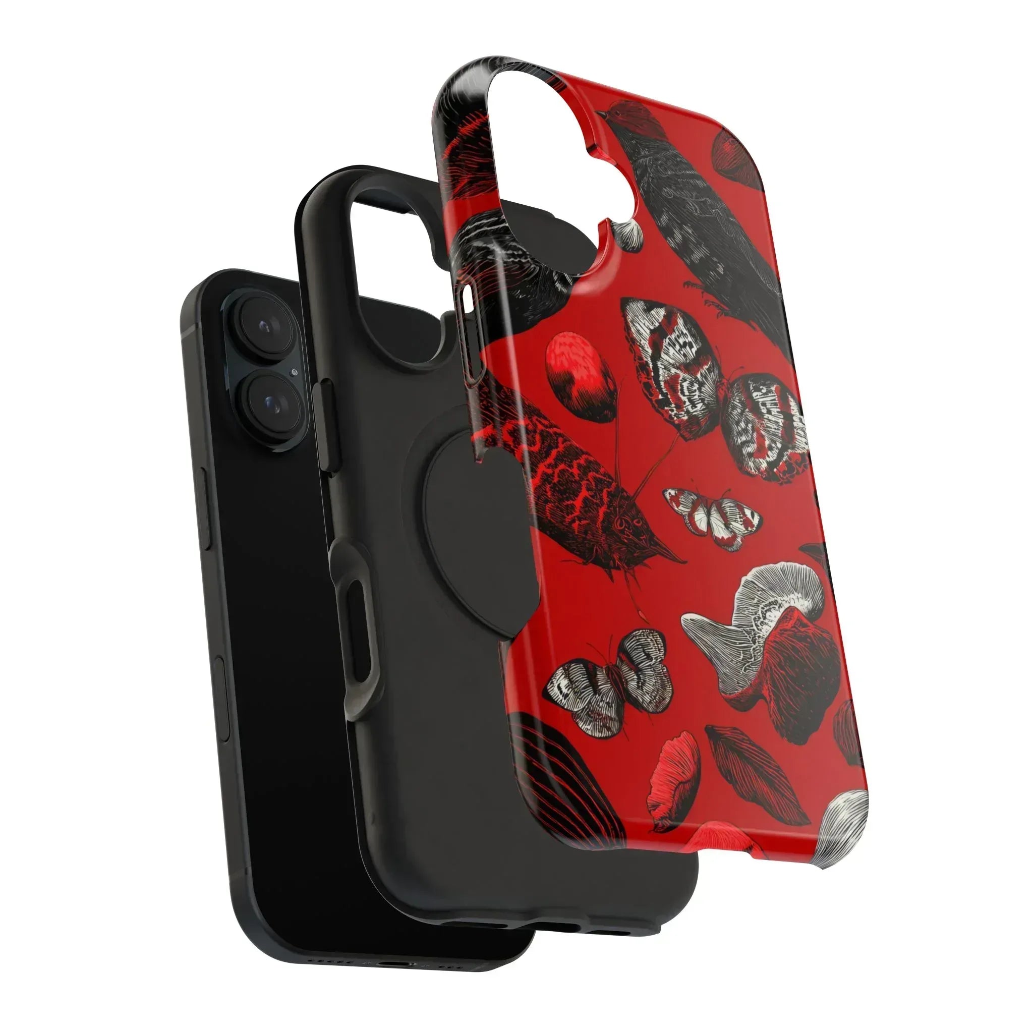 Crimson Wilderness Phone Case for iPhone 11-17 - KARARMDESIGN