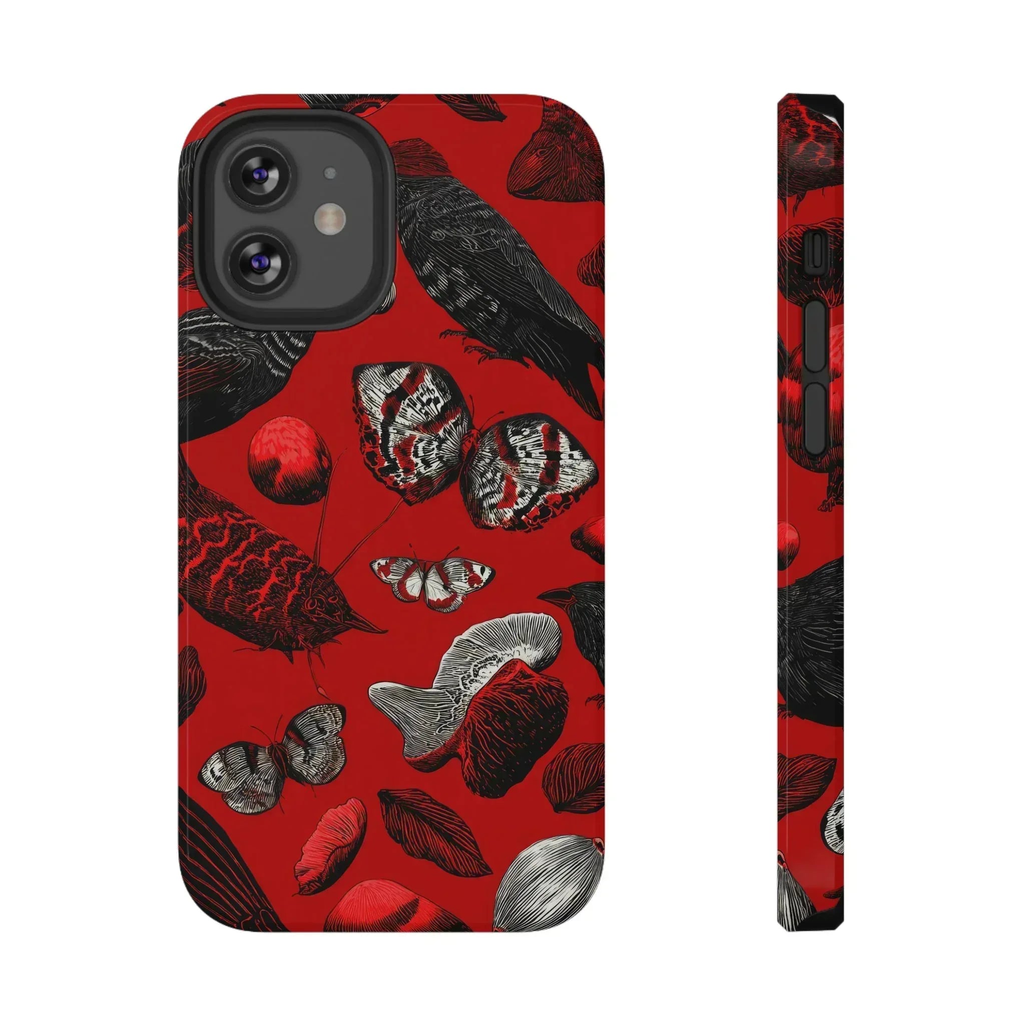 Crimson Wilderness Phone Case for iPhone 11-17 - KARARMDESIGN