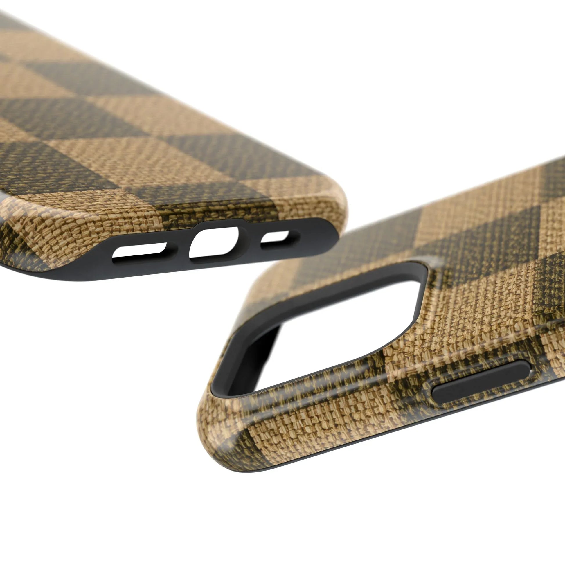 Rustic Woven Phone Case for iPhone 11-17 and Galaxy S21-S22 - KARARMDESIGN