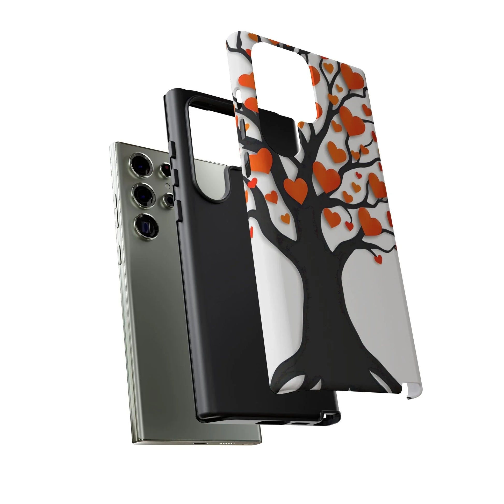 Heart Design Phone Case for iPhone 11–17 and Galaxy S20–S25 - KARARMDESIGN