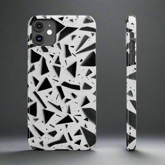 Abstract Slim Phone Case for iPhone 7 to 16 Models - KarArmDesign