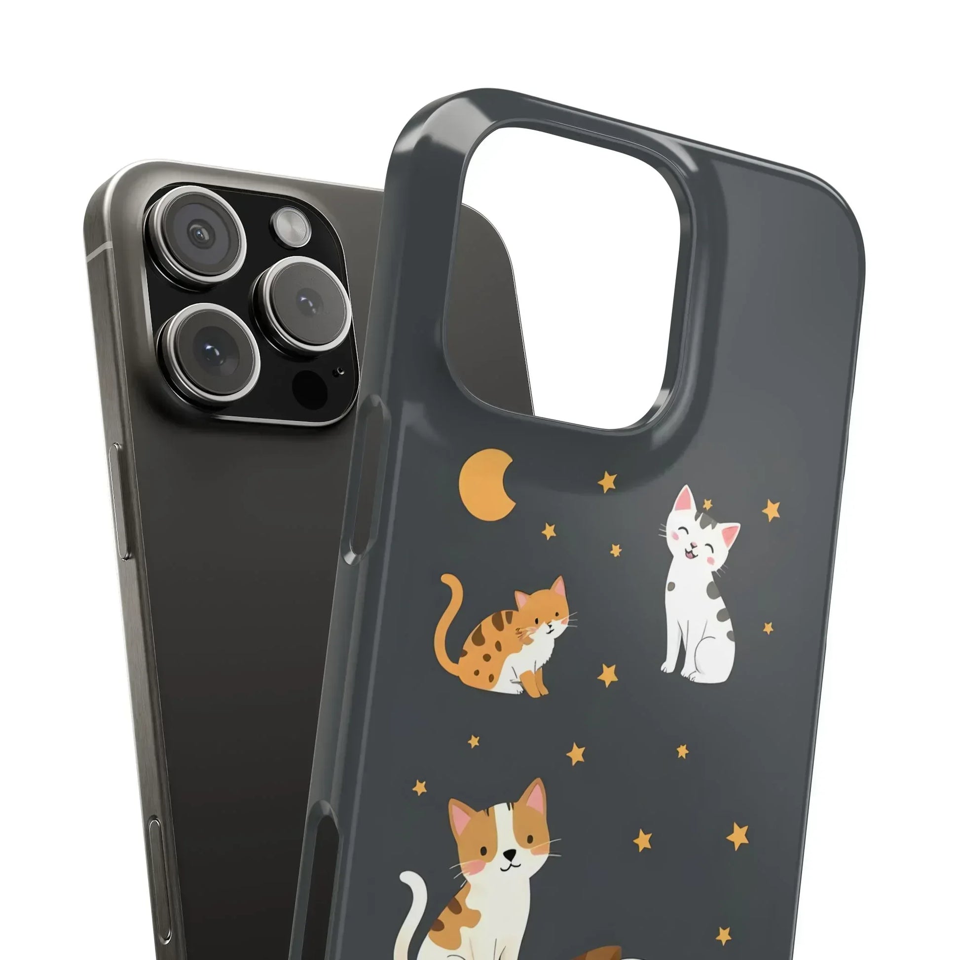Cute Cat and Dog Phone Case for iPhone 11-17 - KARARMDESIGN