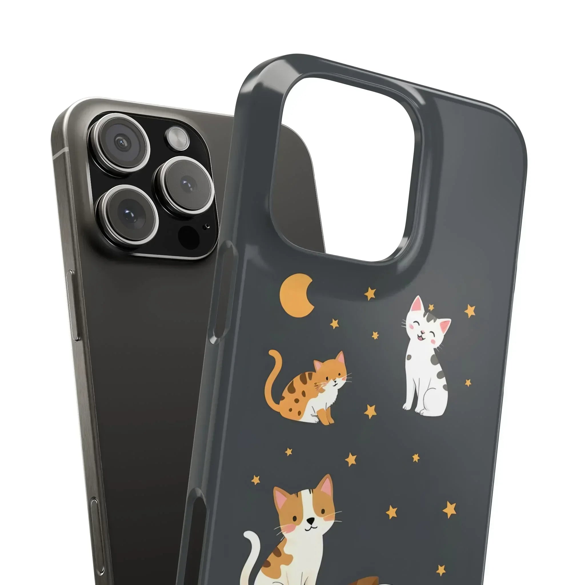Cute Cat and Dog Phone Case for iPhone 11-17 - KARARMDESIGN