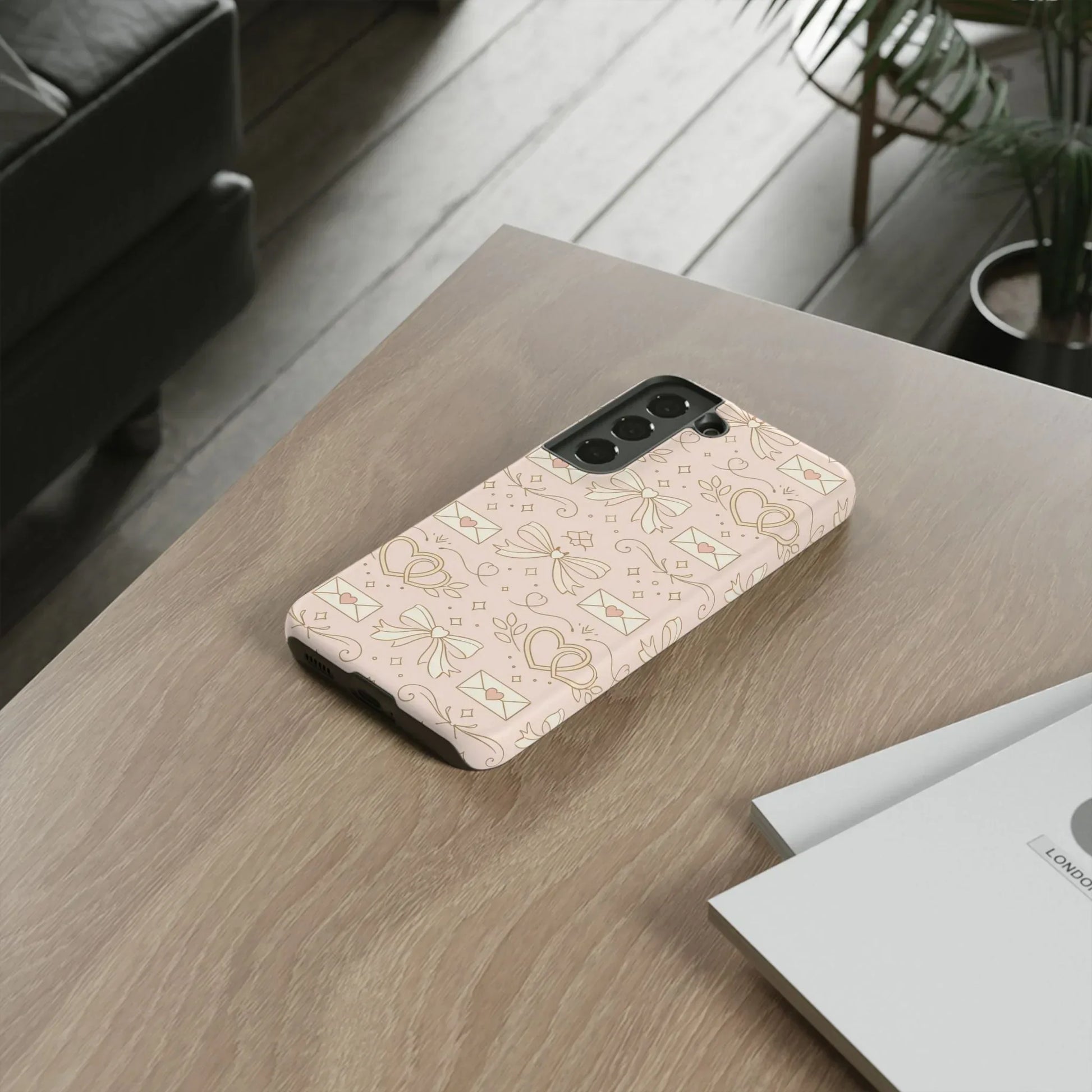 Sweet Romance Tough Phone Case for iPhone 11–17 & Galaxy S10–S25 - KARARMDESIGN